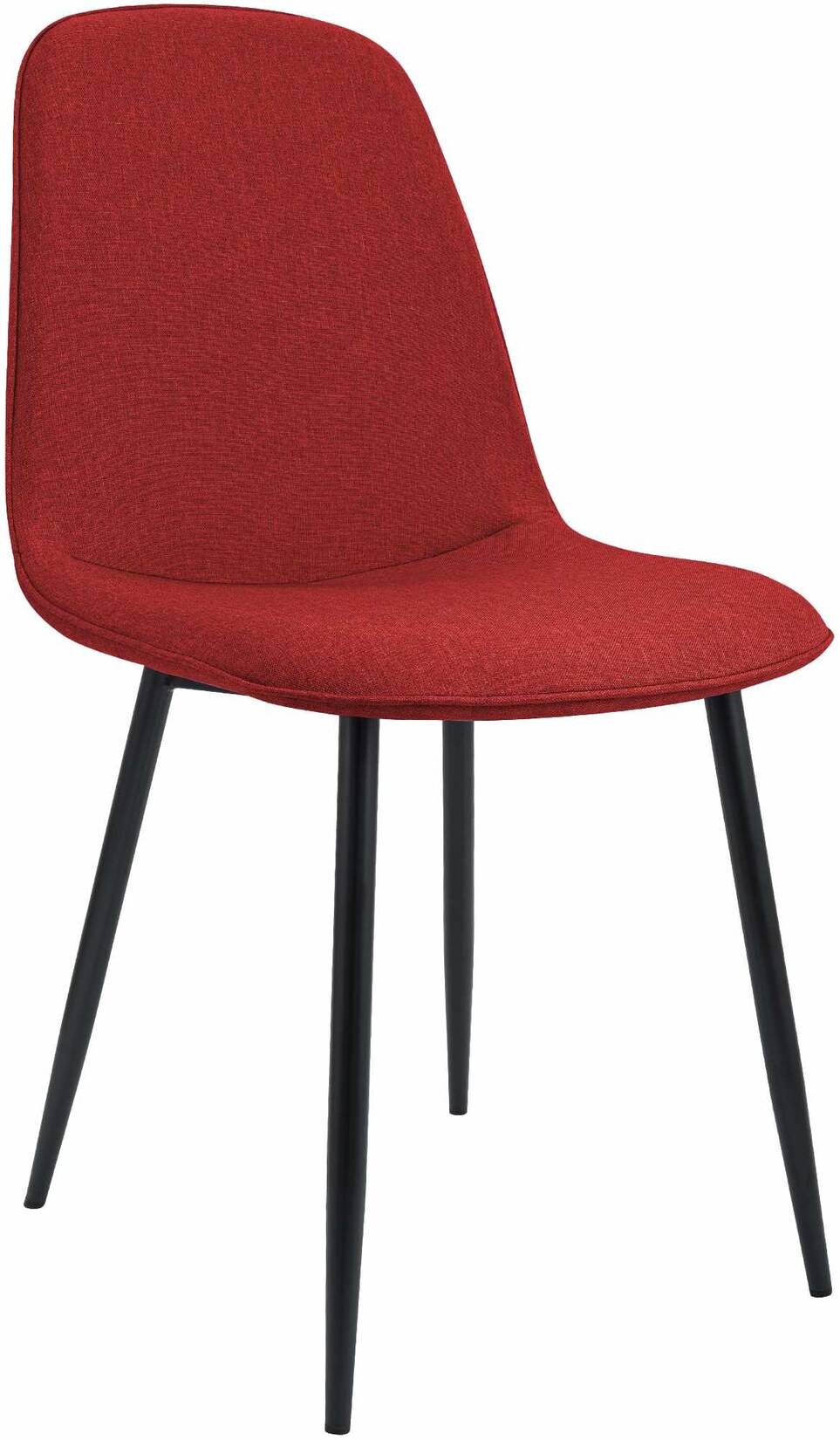 CLP Esszimmerstuhl Maryam Stoff Farbe: rot, Material: Stoff