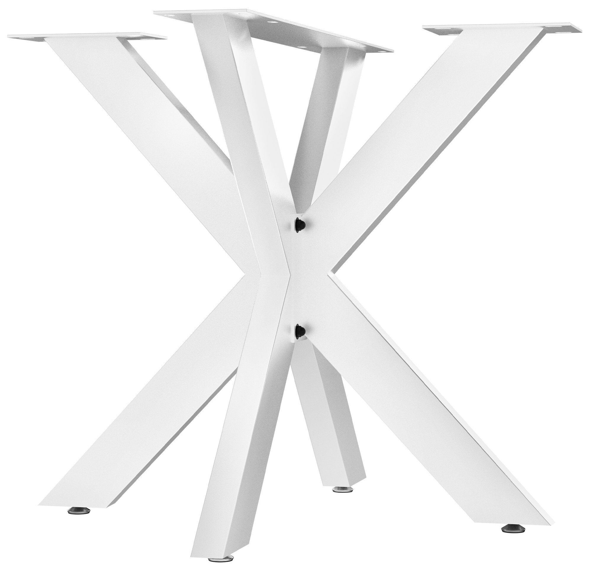 CLP Tischbeine Biloxi I Tischkufen f&uuml;r DIY-Tische I H&ouml;he 71 cm I Sternf&ouml;rmiges Tischgestell aus pulverbeschichtetem Stahl 