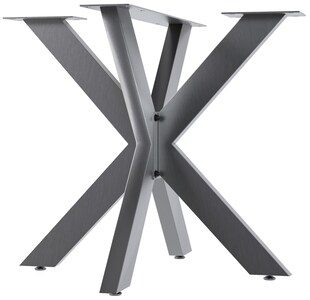 CLP Tischbeine Biloxi I Tischkufen für DIY-Tische I Höhe 71 cm I Sternförmiges Tischgestell aus pulverbeschichtetem Stahl 