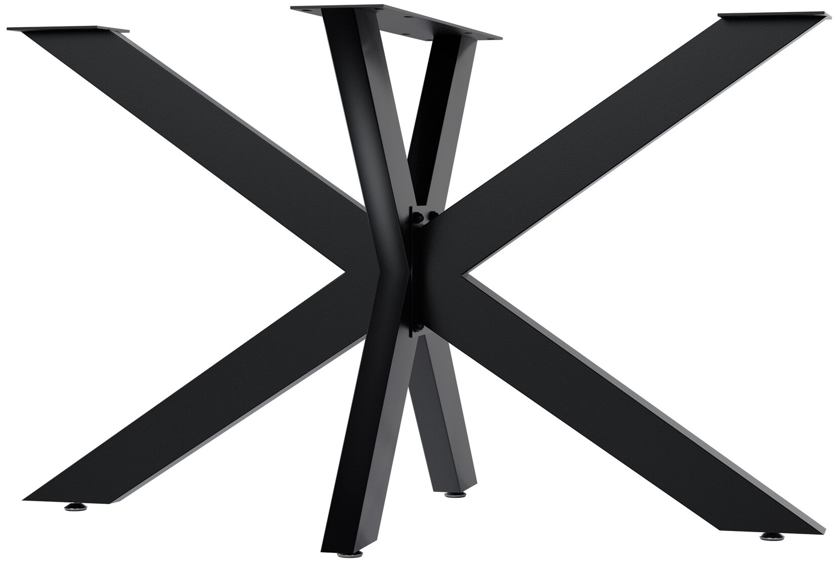 CLP - Pieds de table Hardwick Noir 120x68x71 cm
