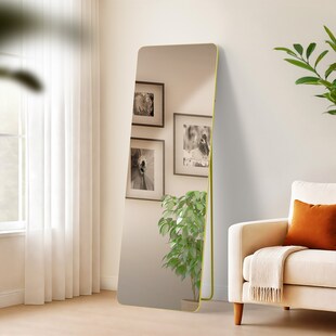 CLP Spiegel groß Gurnee, Standspiegel und Wandspiegel in einem, Ganzkörperspiegel Metallrahmen in mehreren Größen und Farben 