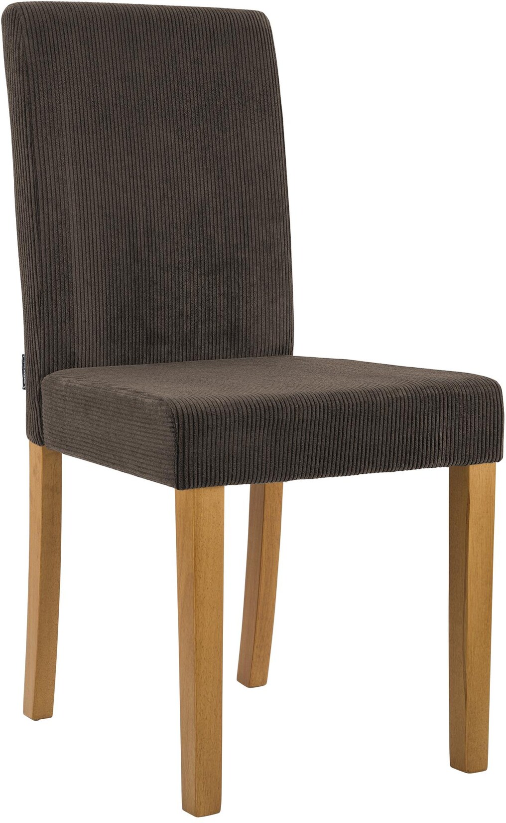 CLP Esszimmerstuhl Ina Cord antik hell Farbe: braun, Gestell Farbe: antik-hell