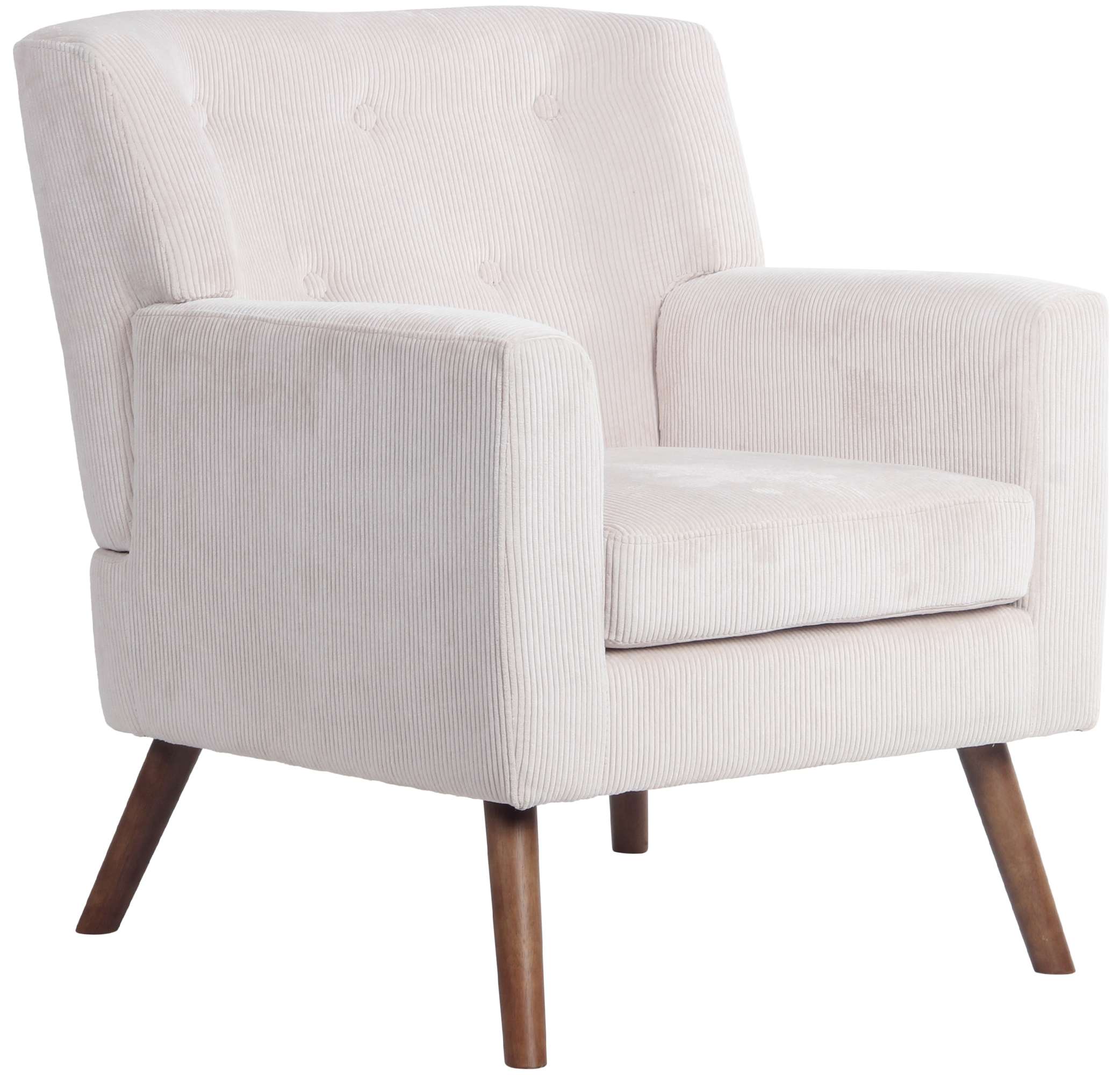 CLP Sessel gepolstert mit Cordbezug Kioni, Polstersessel mit Armlehnen, Ohrensessel bis 150 kg, Relaxsessel und Fernsehsessel f&uuml;r Wohnzimmer 