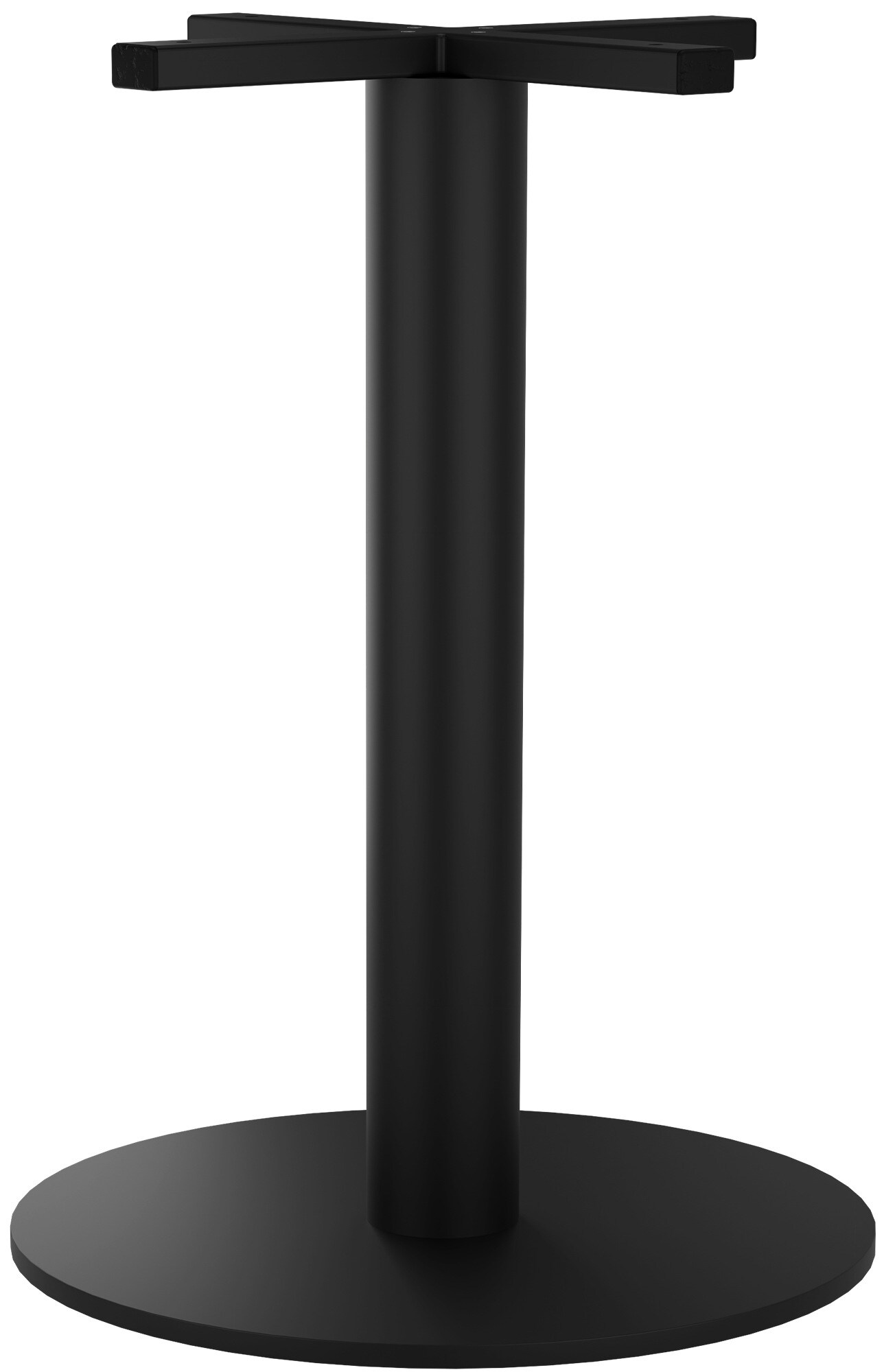 CLP Tischgestell Metall schwarz, Tischbeine Marudi aus Stahl pulverbeschichtet outdoor, robustes Tischuntergestell f&uuml;r drinnen und drau&szlig;en 