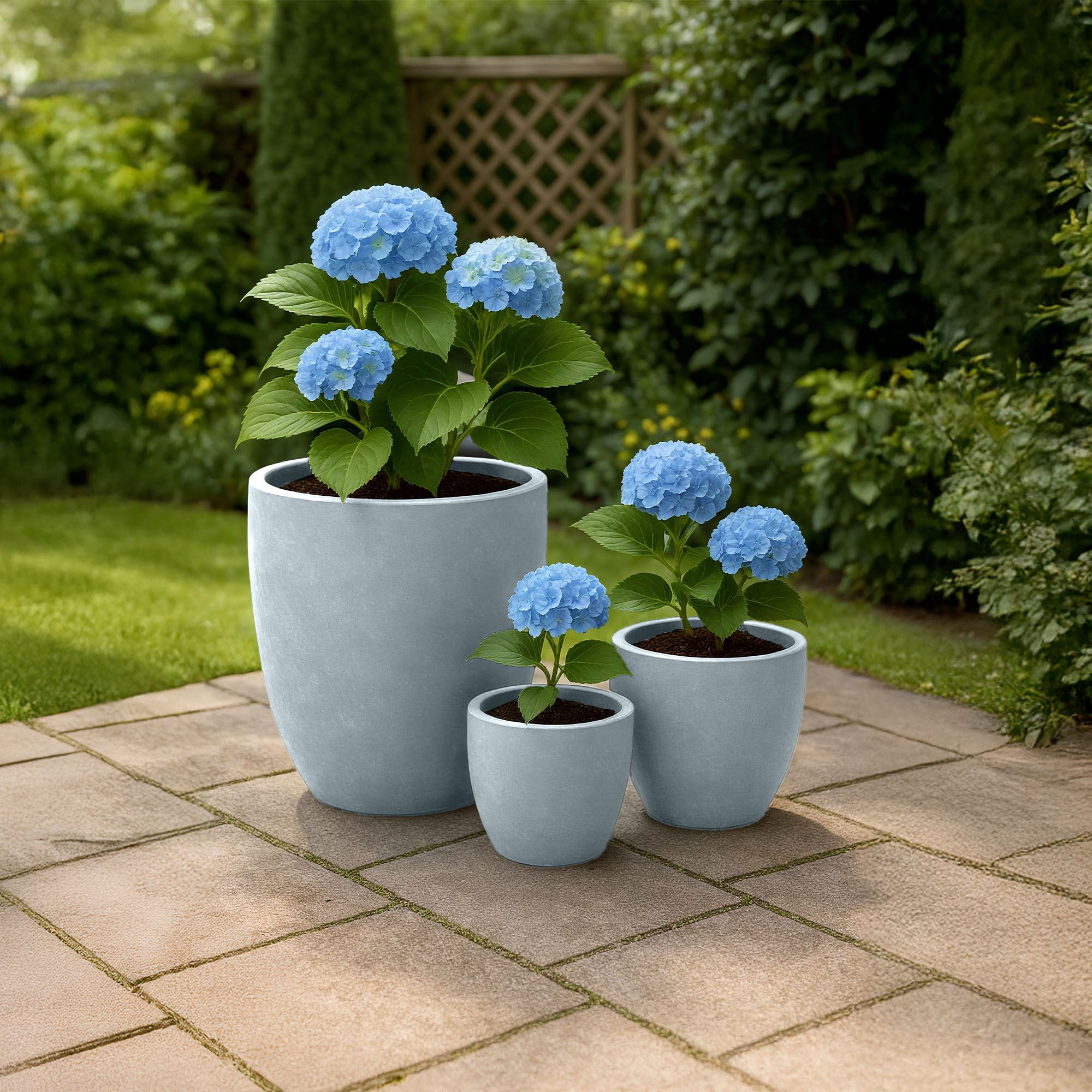 blumenkasten grau 50 cm JARDI 50 Rusty  Balkonkasten 50x17x17 cm 8 kg Naturschiefer Braun   CLIMAQUA