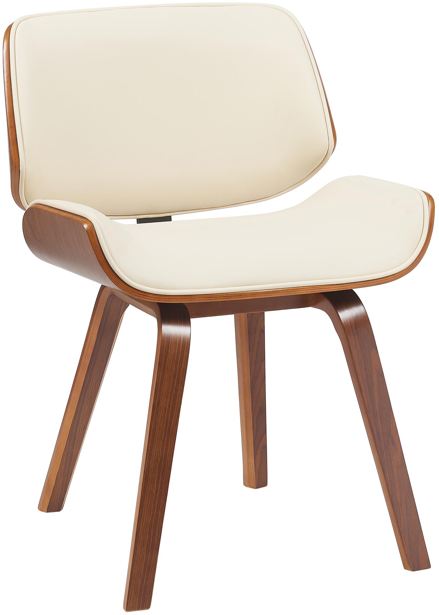 CLP Esszimmerstuhl Beverley Kunstleder, Polsterstuhl aus Holz, K&uuml;chenstuhl mit R&uuml;ckenlehne, Sessel gepolstert 