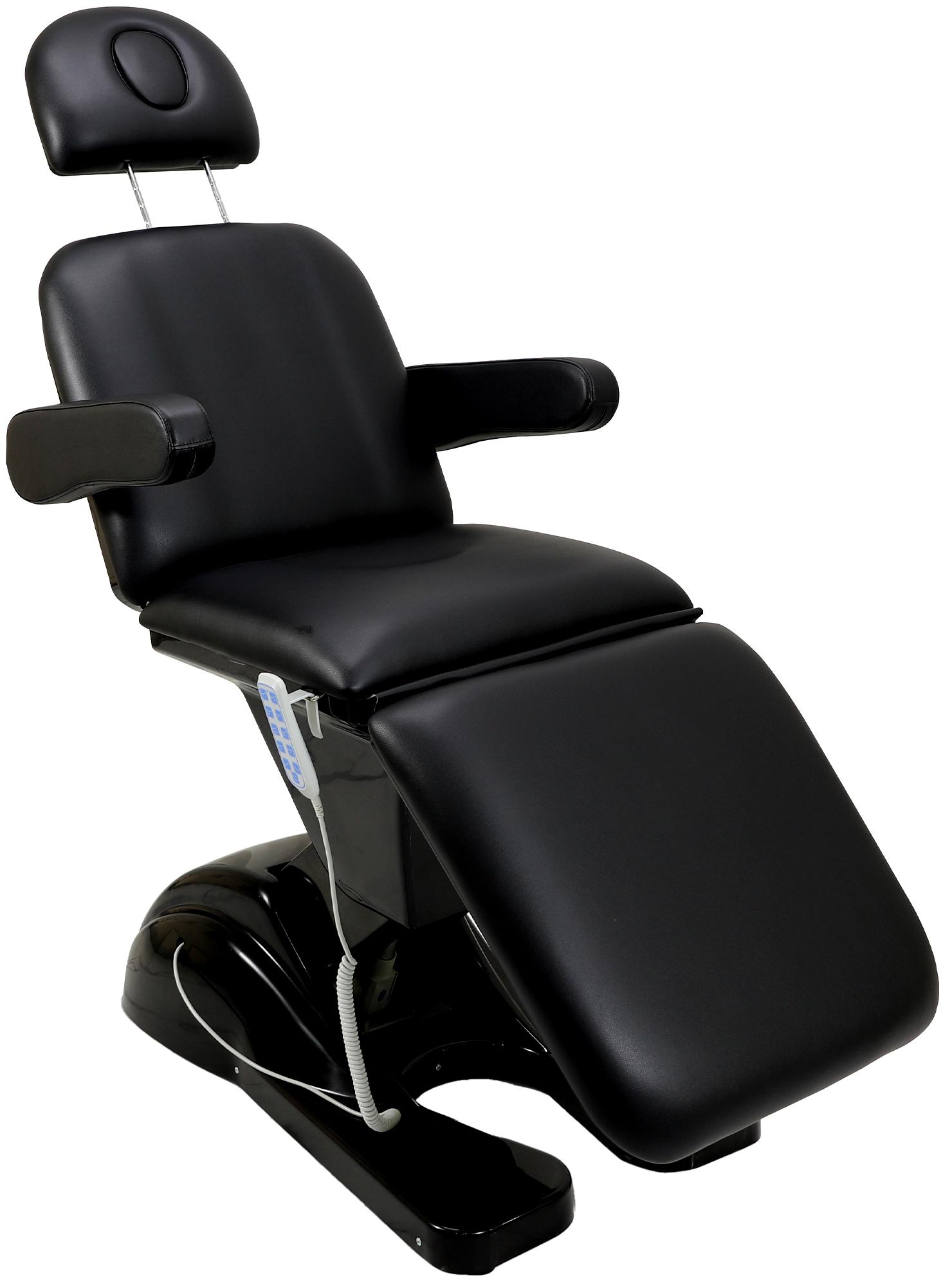 CLP Kosmetikliege elektrisch Penta, h&ouml;henverstellbar mit 4 Motoren, Armlehne & Gesichts&ouml;ffnung, Massage und Tattoo Liege mit 200 kg Tragkraft 