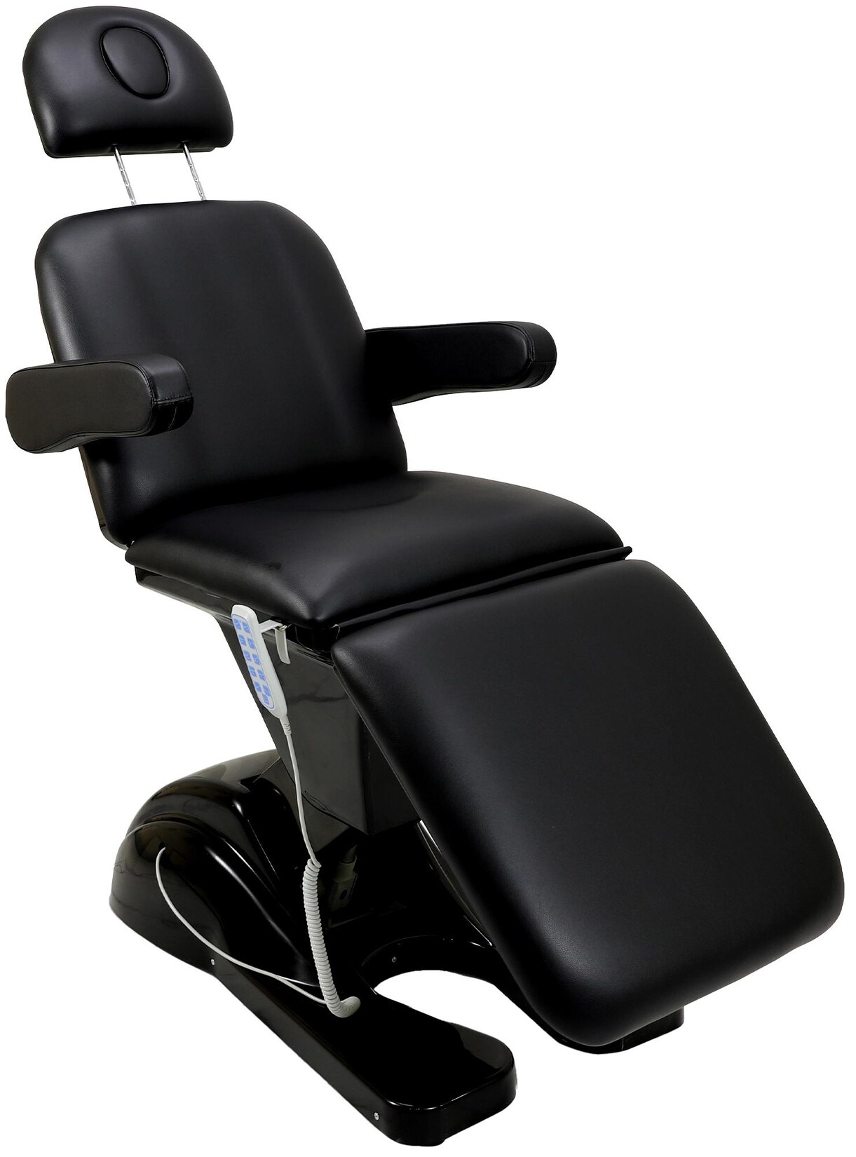 Kosmetikliege elektrisch Penta, höhenverstellbar mit 4 Motoren, Armlehne & Gesichtsöffnung, Massage und Tattoo Liege mit  Tragkraft