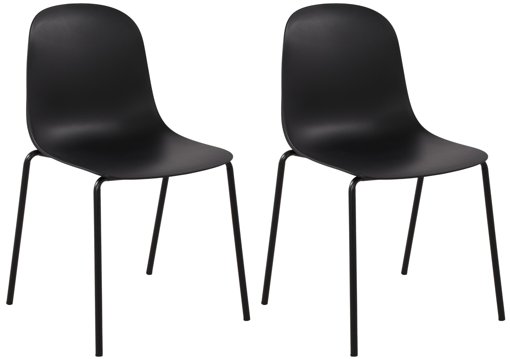 CLP 2er Set St&uuml;hle Hardin, stapelbare Gartenst&uuml;hle, wetterfest und UV-best&auml;ndig, Outdoor-Stuhl f&uuml;r Balkon, Terrasse und Esszimmer 