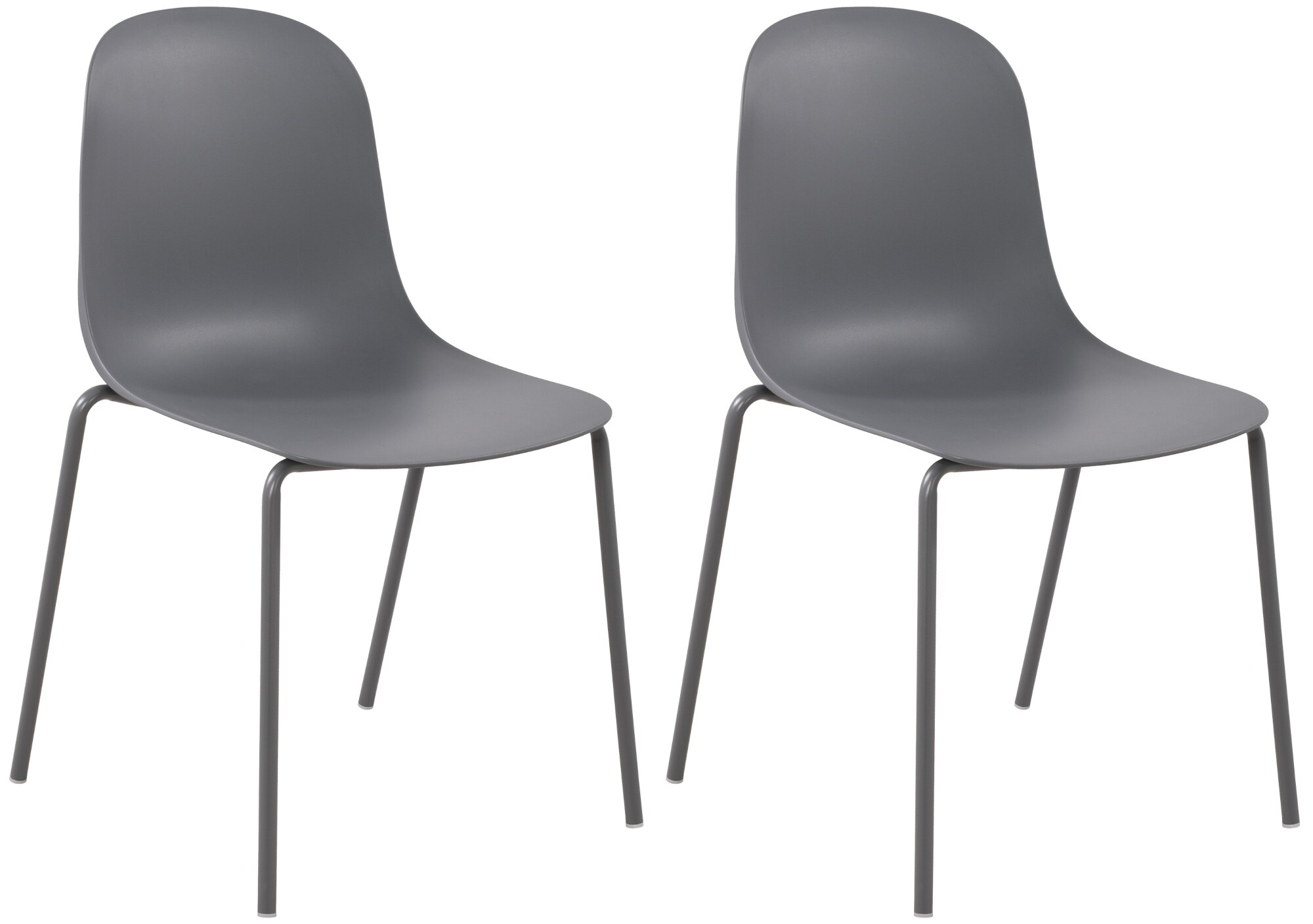 CLP 2er Set St&uuml;hle Hardin, stapelbare Gartenst&uuml;hle, wetterfest und UV-best&auml;ndig, Outdoor-Stuhl f&uuml;r Balkon, Terrasse und Esszimmer 