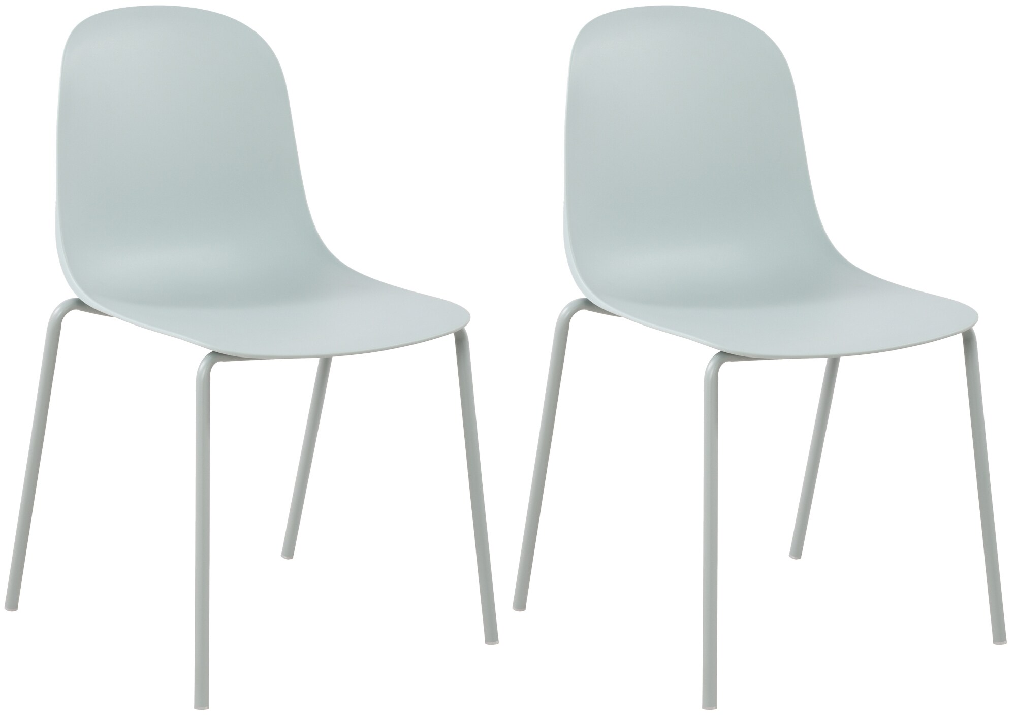 CLP 2er Set St&uuml;hle Hardin, stapelbare Gartenst&uuml;hle, wetterfest und UV-best&auml;ndig, Outdoor-Stuhl f&uuml;r Balkon, Terrasse und Esszimmer 
