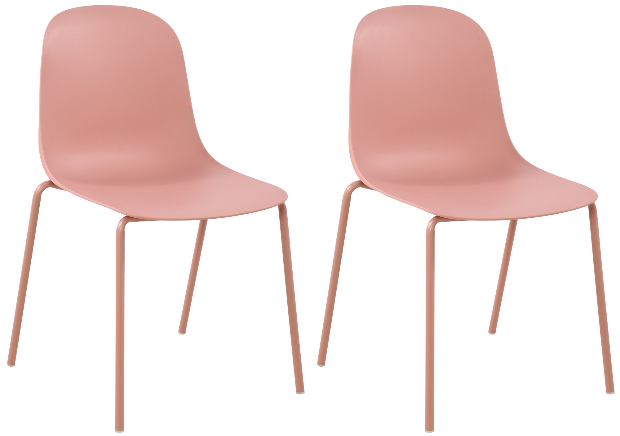 CLP 2er Set St&uuml;hle Hardin, stapelbare Gartenst&uuml;hle, wetterfest und UV-best&auml;ndig, Outdoor-Stuhl f&uuml;r Balkon, Terrasse und Esszimmer 