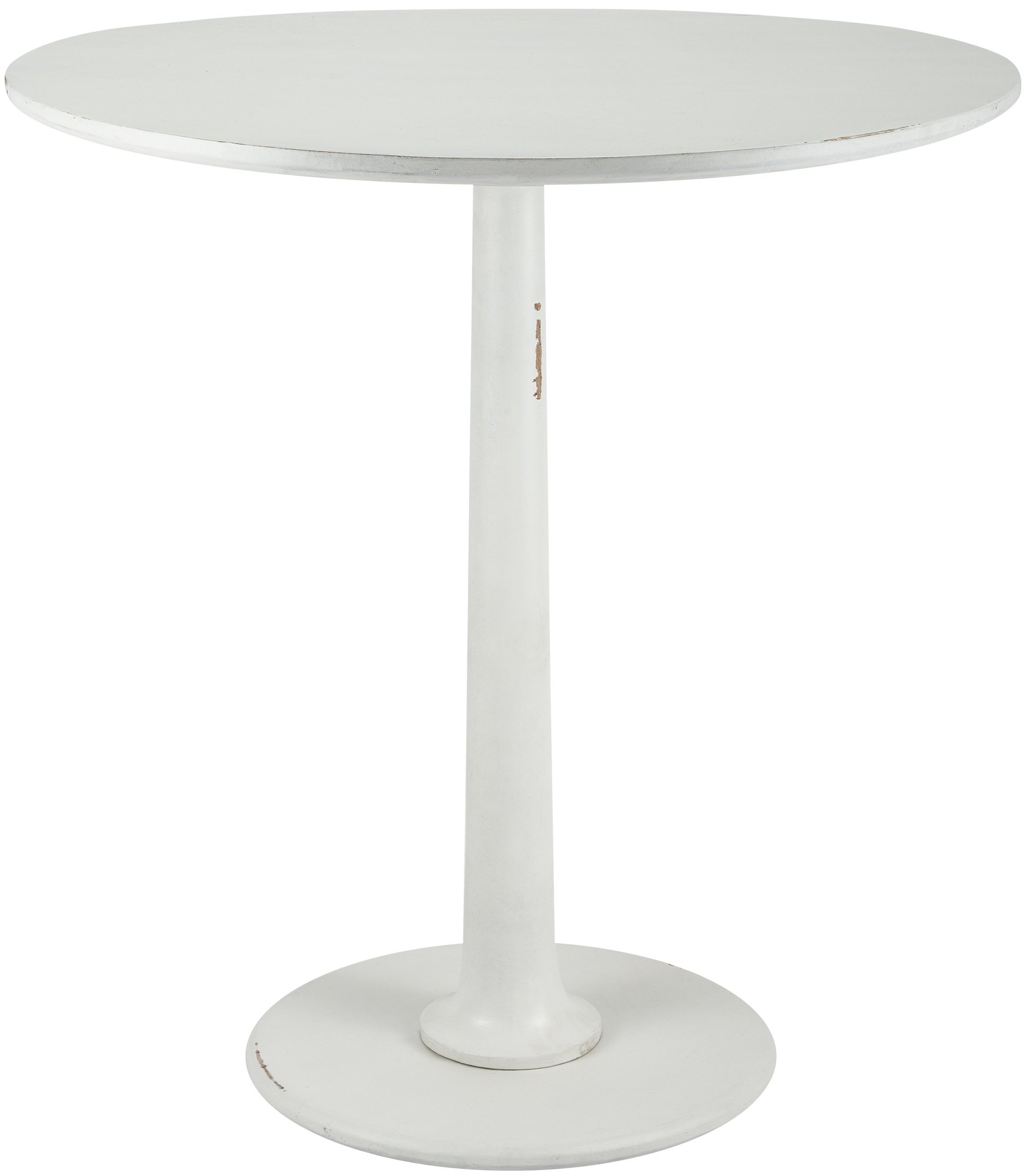 CLP Beistelltisch rund Morristown, handgefertigter Holztisch aus Mindi-Holz, massiver Couchtisch f&uuml;r Wohnzimmer und Esszimmer 