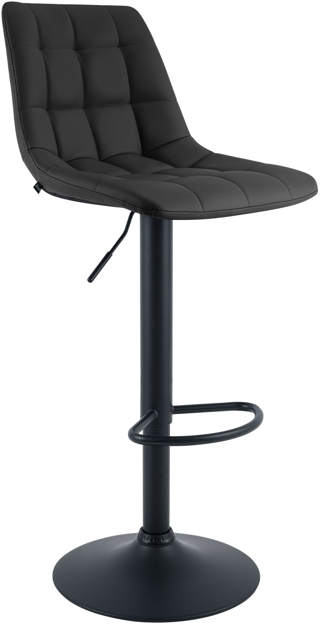 CLP Barhocker h&ouml;henverstellbar Mapun, Barstuhl 360&deg; drehbar, gepolstert mit Metallgestell f&uuml;r K&uuml;che, Theke, Bar und Lounge 