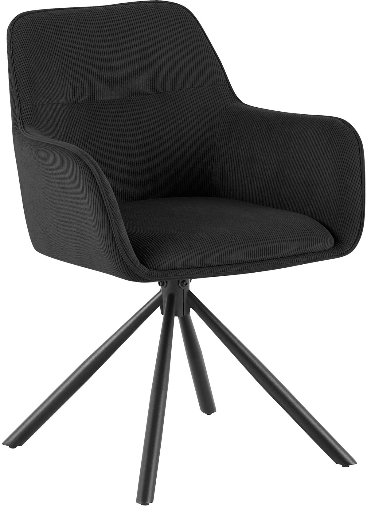 CLP Stuhl Tipton Cord Farbe: schwarz