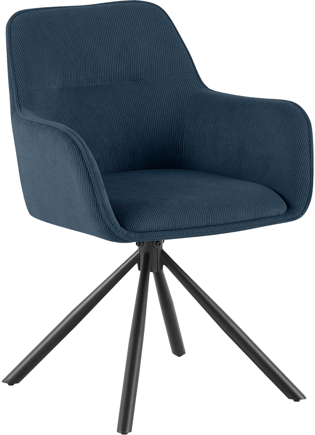 CLP Stuhl Tipton Cord Farbe: blau