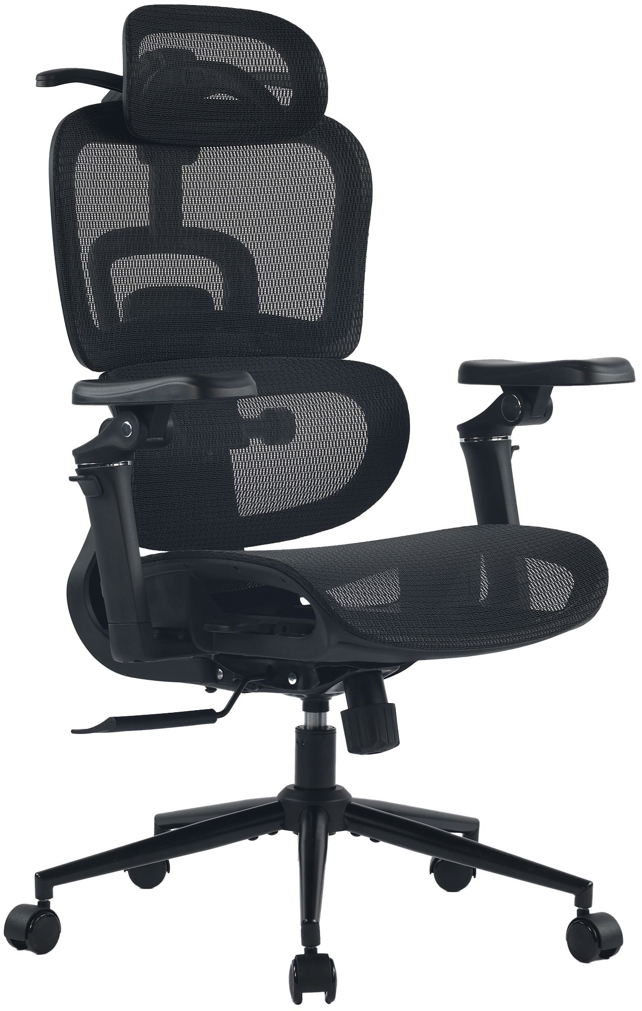 CLP B&uuml;rostuhl ergonomisch mit Kopfst&uuml;tze Jenson, Schreibtischstuhl h&ouml;henverstellbar Lehne bis 135&deg; neigbar Lordosenst&uuml;tze, Drehstuhl bis 150 kg 