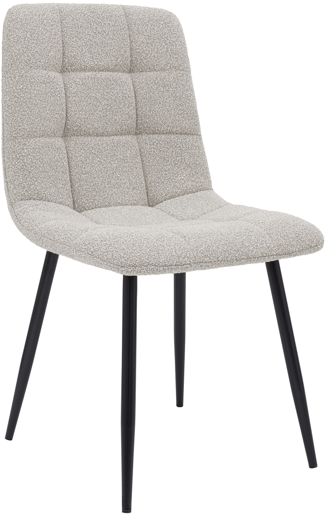 CLP Esszimmerstuhl Antibes Stoff Teddy - Farbe: creme 