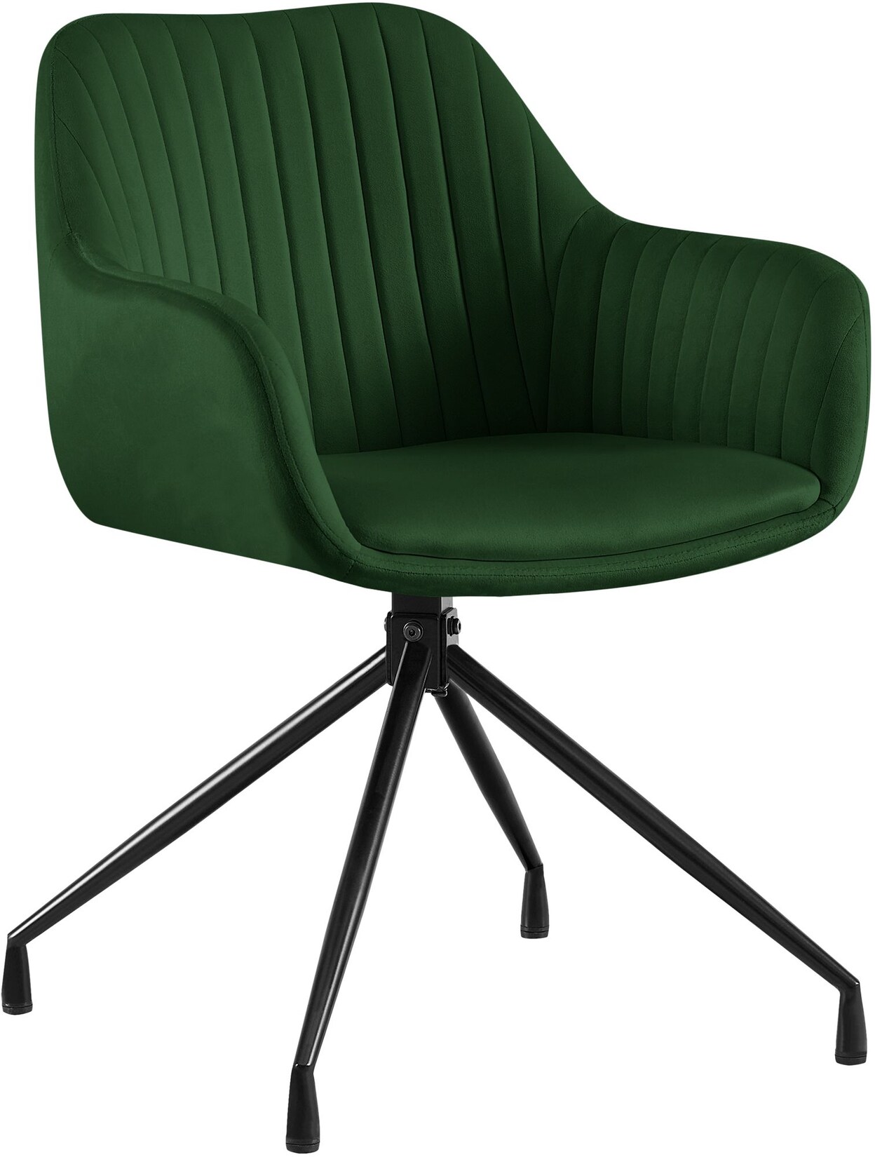 CLP Esszimmerstuhl Welby Samt Farbe: grün, Material: Samt