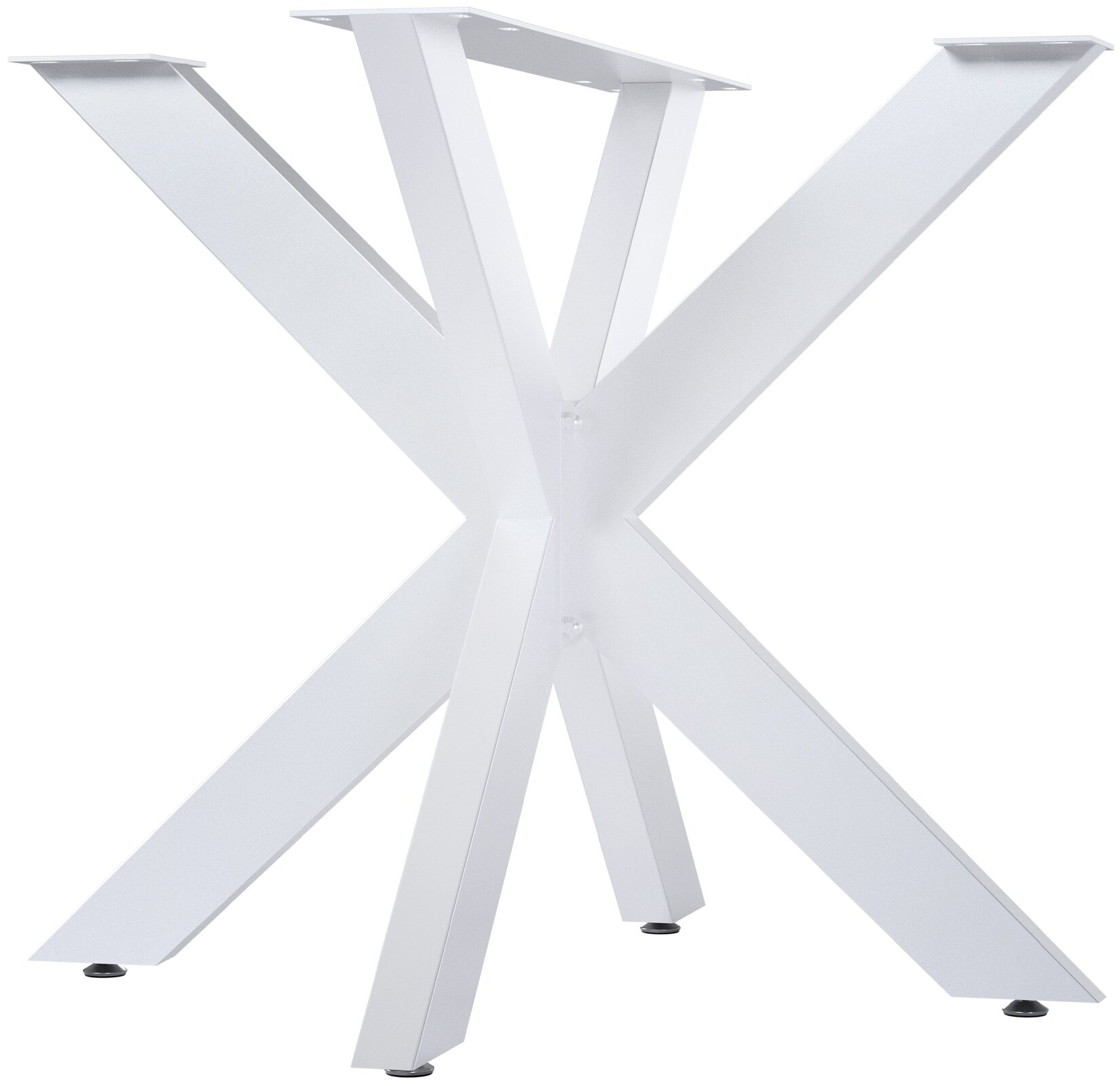 CLP Tischbeine Hardwick I Tischkufen für DIY-Tische mit Höhe 71 cm I Sternförmiges Tischgestell aus pulverbeschichtetem Stahl