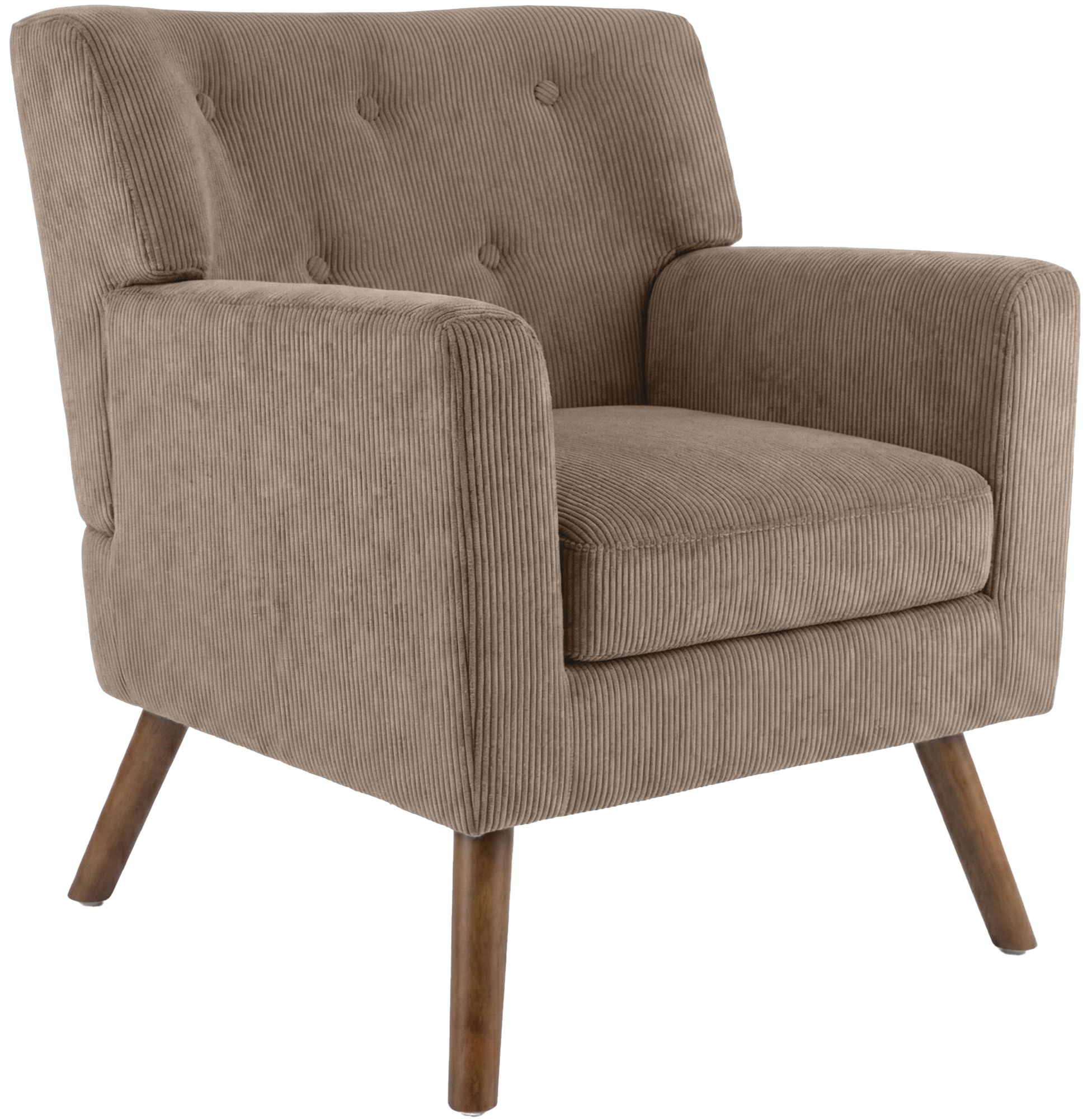 CLP Sessel Kioni Cord - Farbe: taupe 