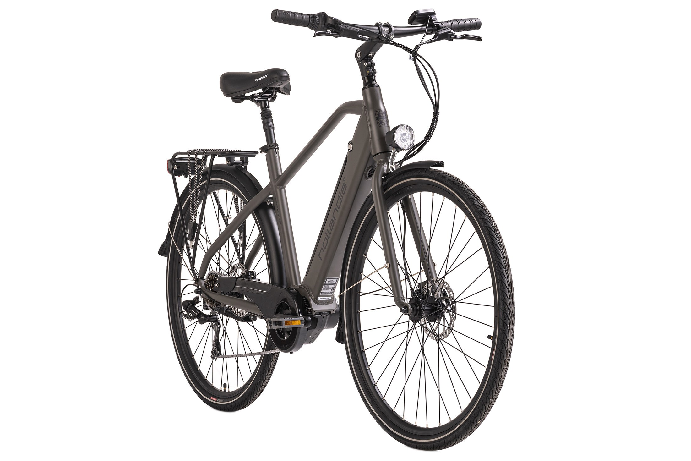 Hollandia Alu E-Citybike Herren Hollandia Mantova 28'' grau 7 G&auml;nge 