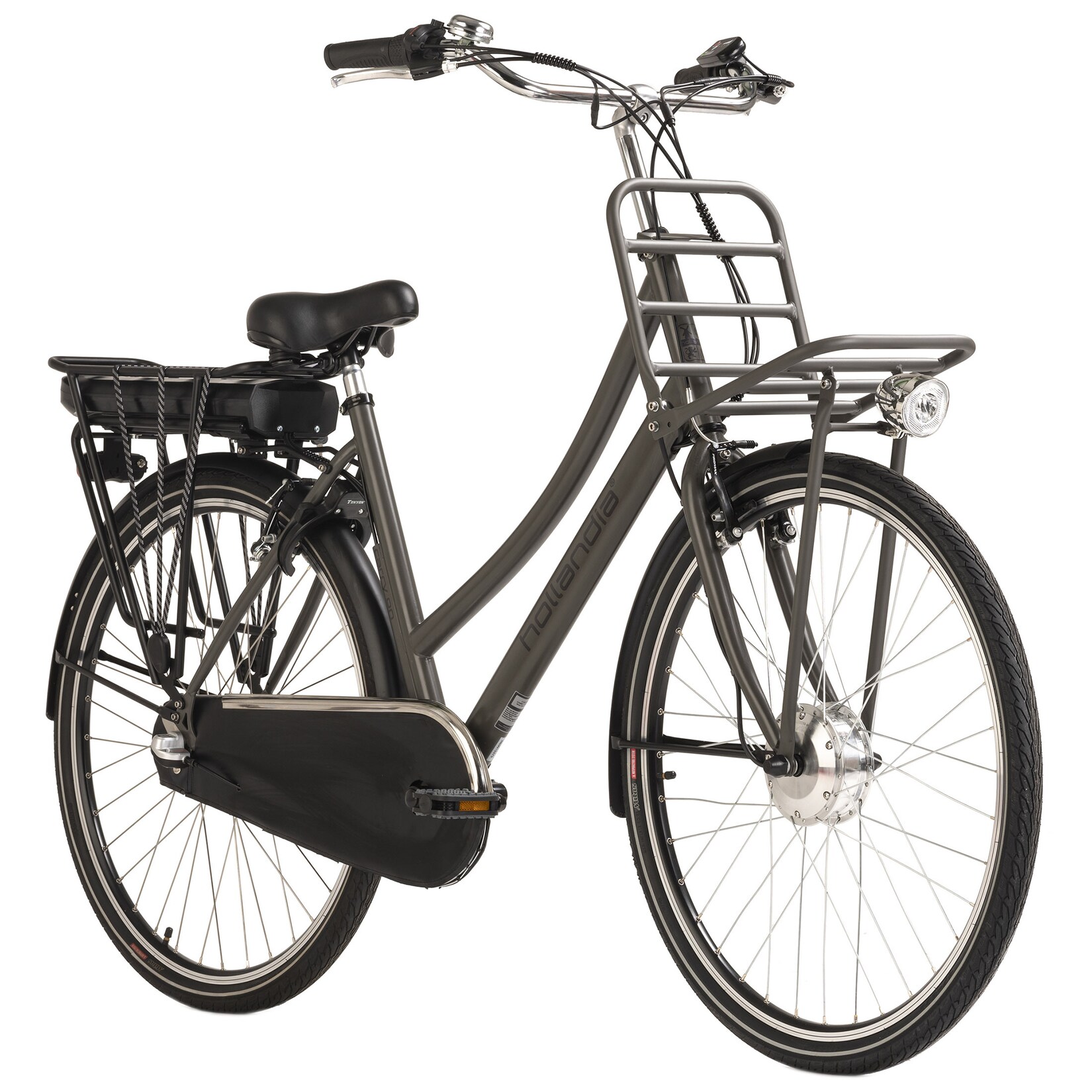 E-Citybike Damen Hollandia Carry on 28'' E-Bike änge