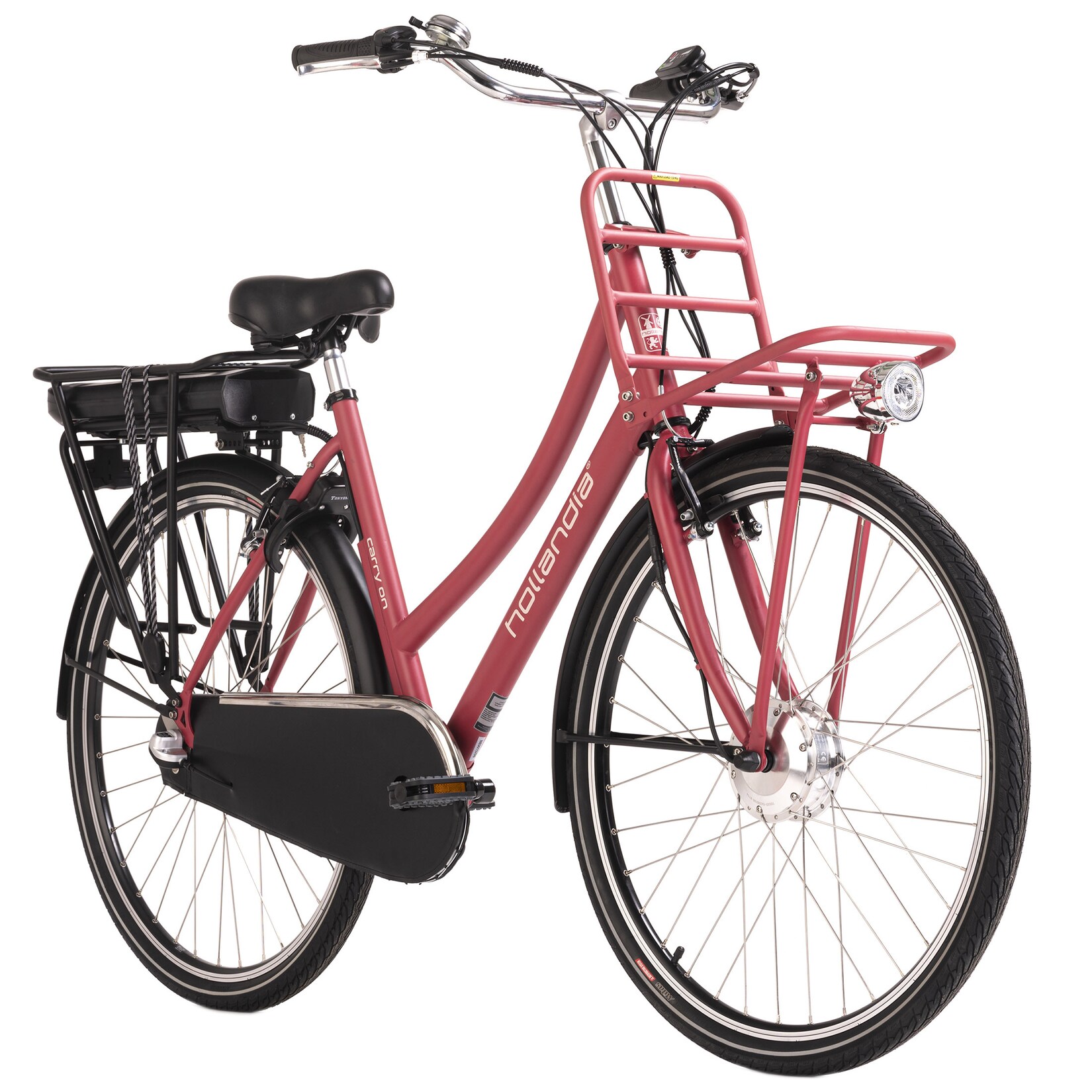 E-Citybike Damen Hollandia Carry on 28'' E-Bike änge