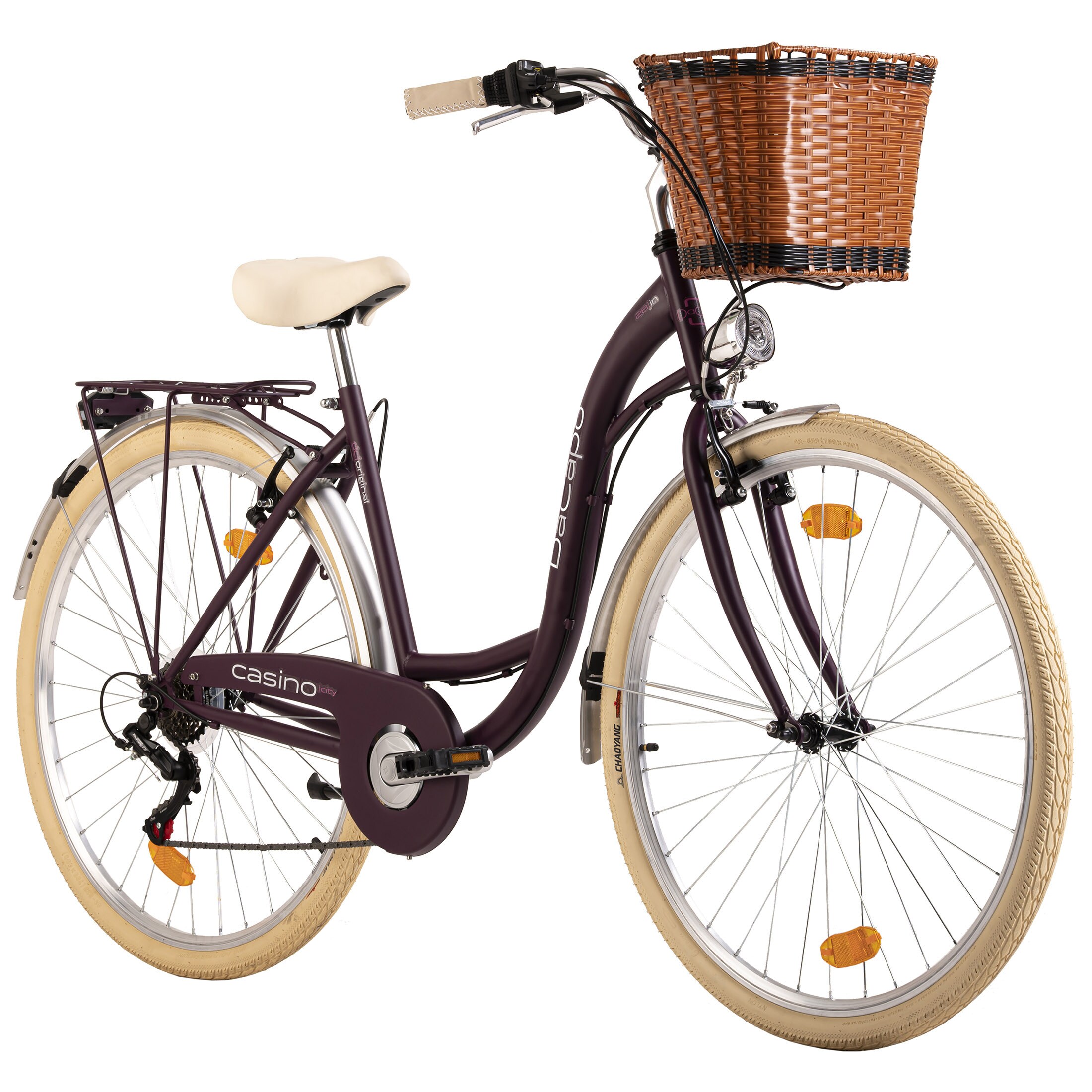 Dacapo DaCapo Damenrad 28'' Casino 6&nbsp;G&auml;nge RH&nbsp;48&nbsp;cm mit Korb 