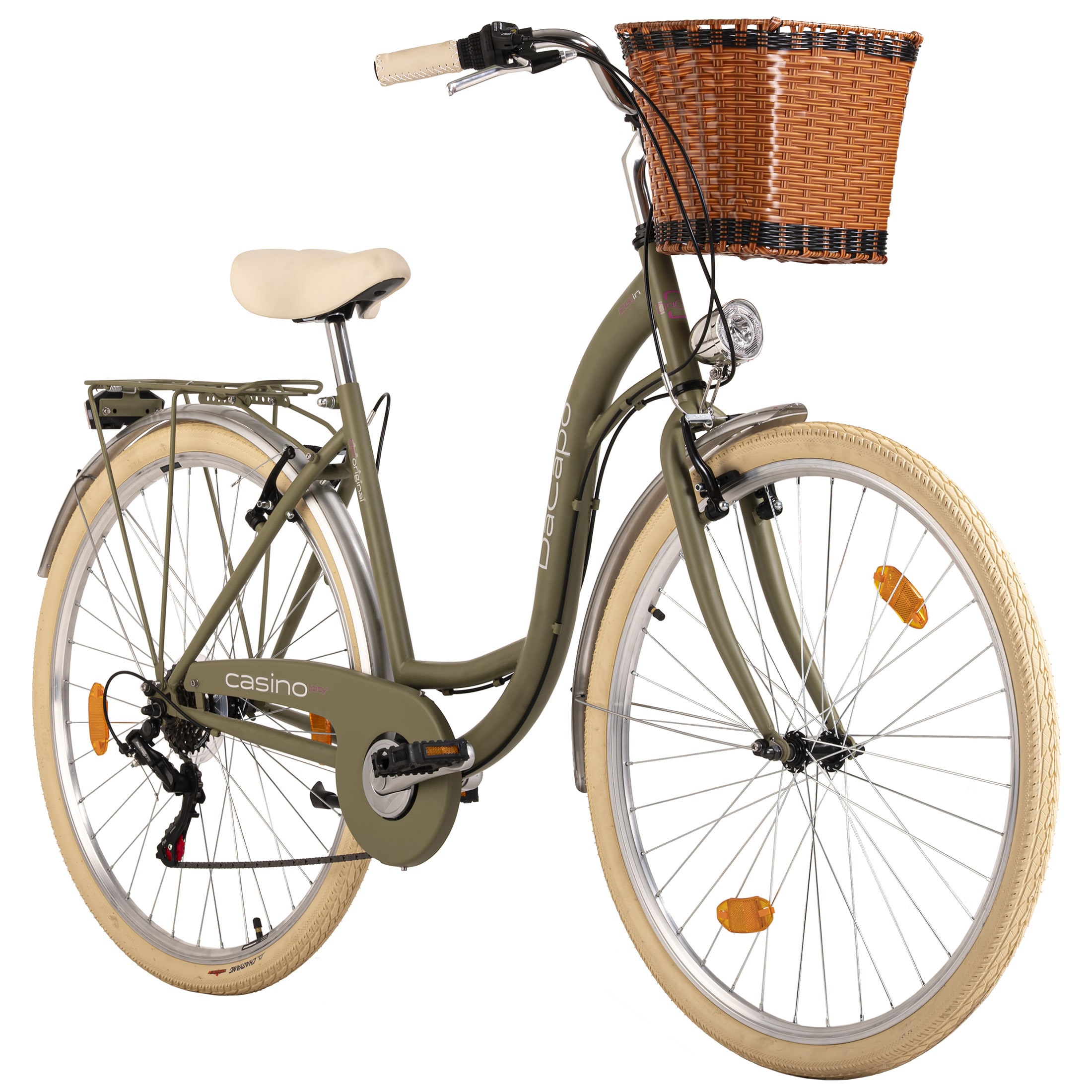 Dacapo DaCapo Damenrad 28'' Casino 6&nbsp;G&auml;nge RH&nbsp;48&nbsp;cm mit Korb 