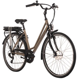 Hollandia E-Citybike Damen 28'' Optima Basic Braun 7 Gänge 