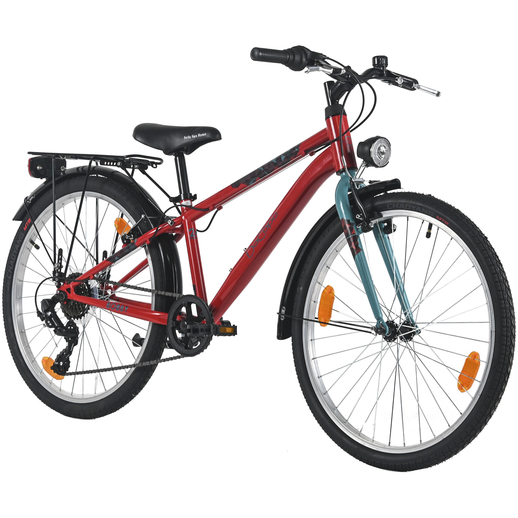 Dacapo DaCapo Kinderfahrrad 24" Bobby 7 G&auml;nge RH 32 cm - Ab 8 Jahre 