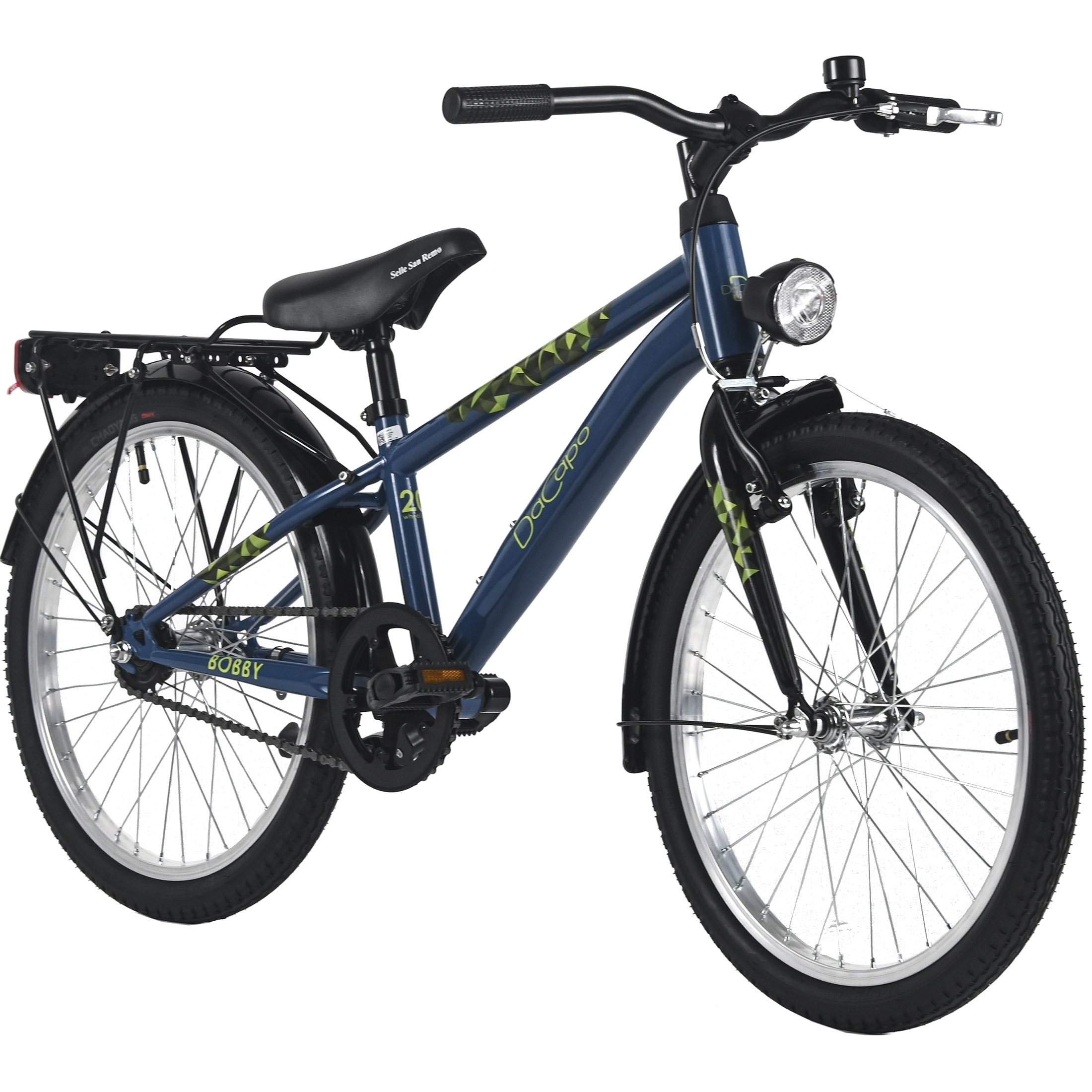 Dacapo DaCapo Kinderfahrrad 20" Bobby 1 Gang RH 27 cm mit Beleuchtung - Ab 6 Jahre 