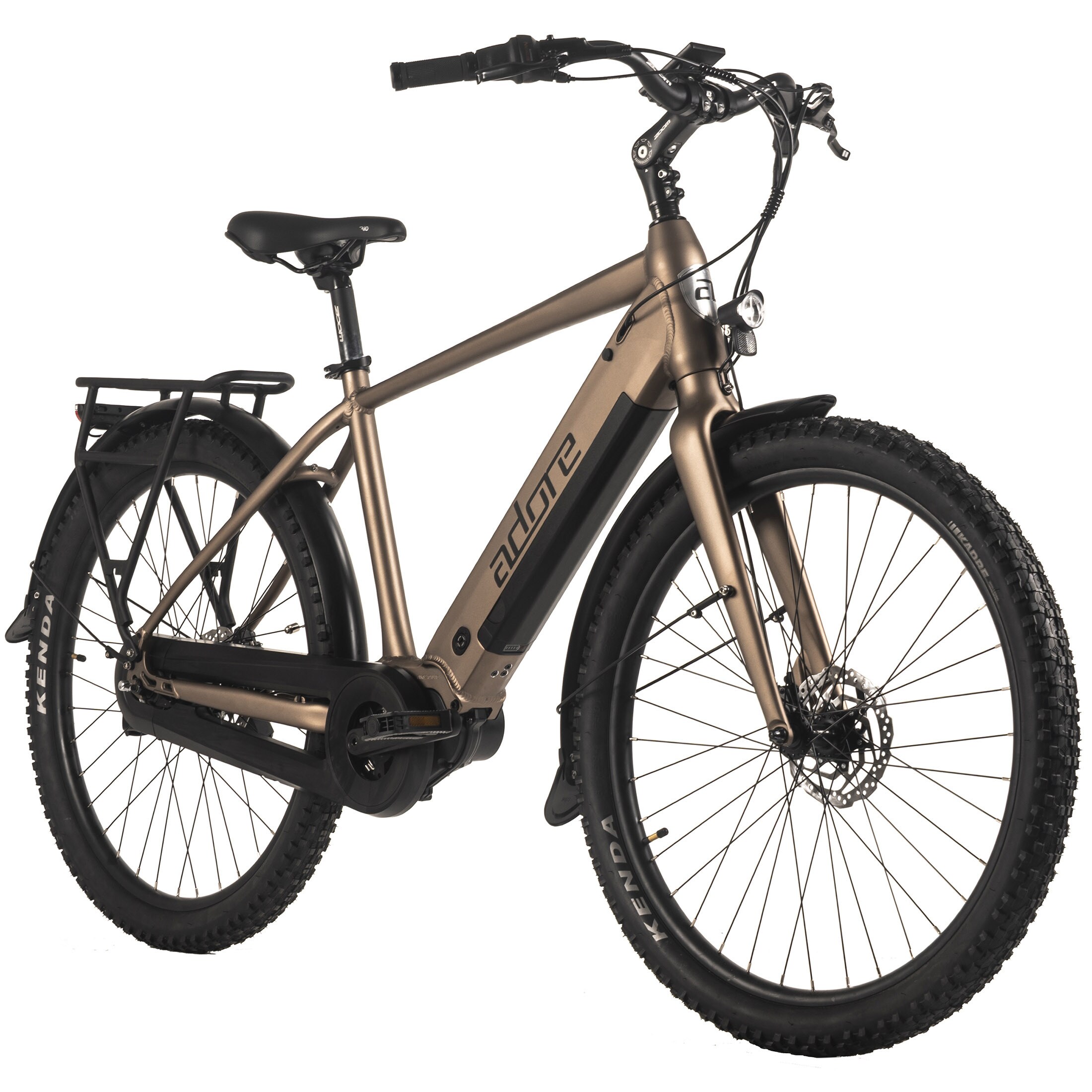 Adore ADORE E-Citybike 27,5" Alu Cityfahrrad CX-290 Mittelmotor 75NM / 15Ah Bronze 