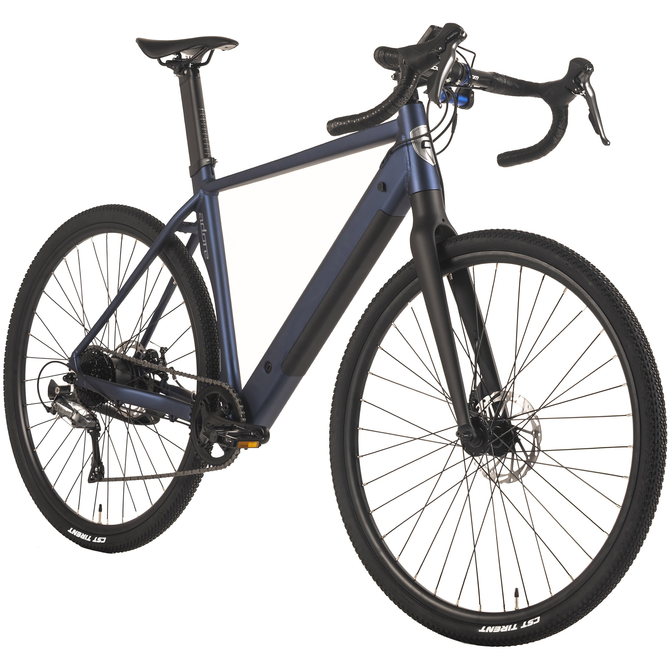 Adore ADORE E-Gravelbike 28" Alu Gravel Tourenfahrrad GTR-770 Heckmotor 35NM / 9,8Ah Dunkelblau 