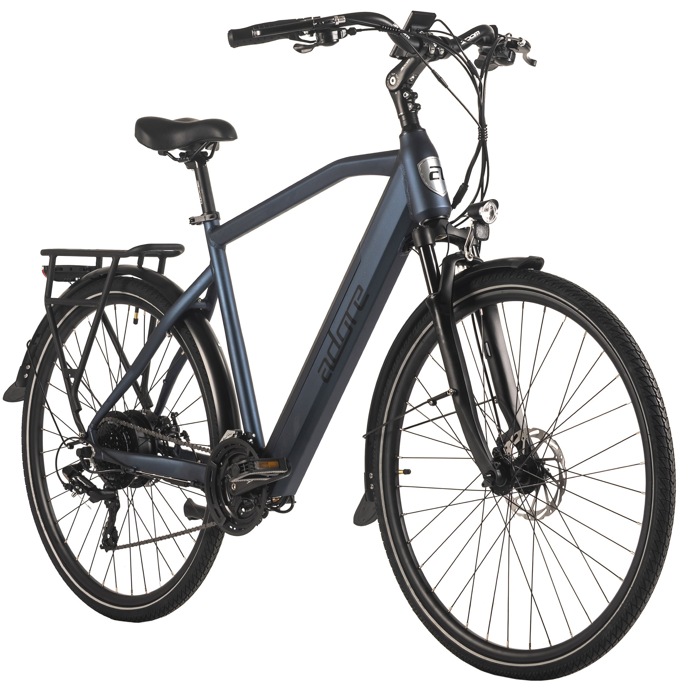 Adore ADORE E-Trekkingbike 28" Alu Trekking E-Bike ATR-190 Heckmotor 50NM / 15Ah Dunkelblau 