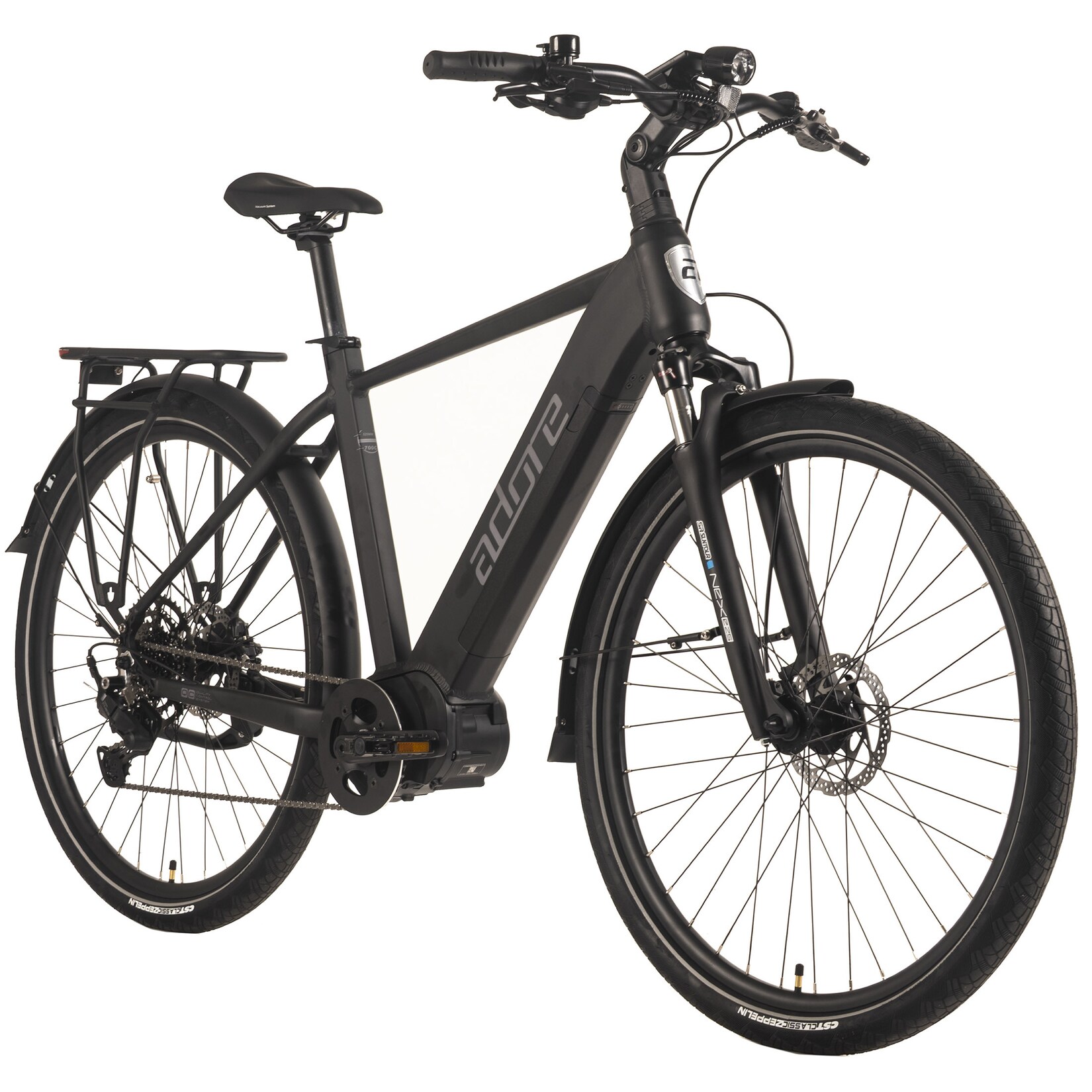 ADORE E-Trekkingbike 28" Alu Trekking E-Bike ATX-390 Mittelmotor 85NM / 15Ah Schwarz