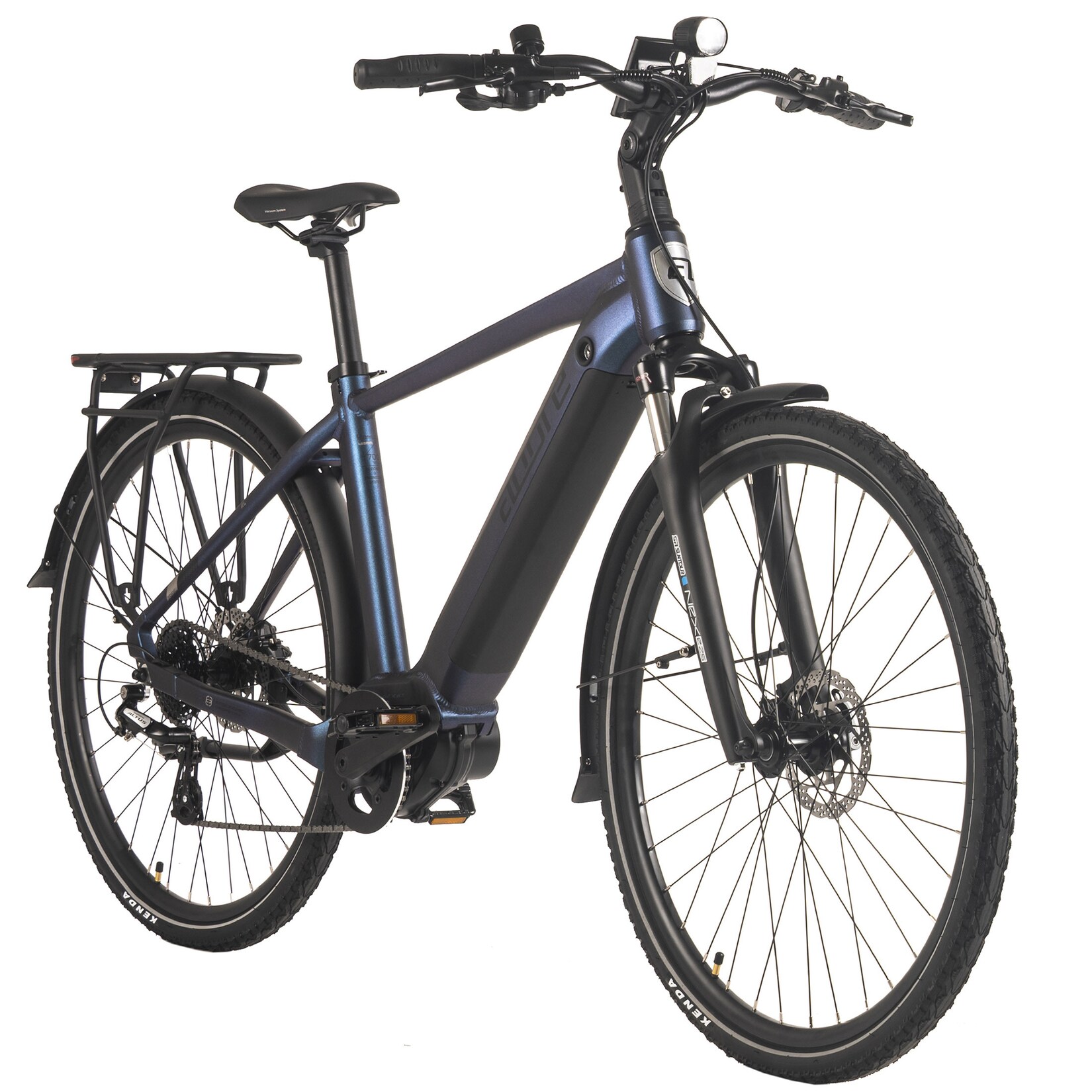 ADORE E-Trekkingbike 28" Alu Trekking E-Bike ATX-450 Mittelmotor 75NM / 15Ah Pearlized Blue