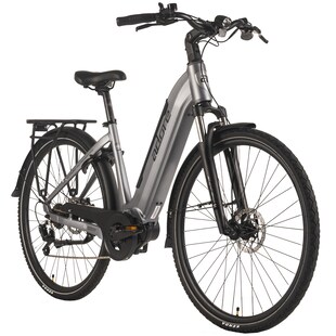 Adore ADORE E-Citybike 28" Alu Cityfahrrad CX-660 Mittelmotor 75NM / 14,7Ah Grau matt 