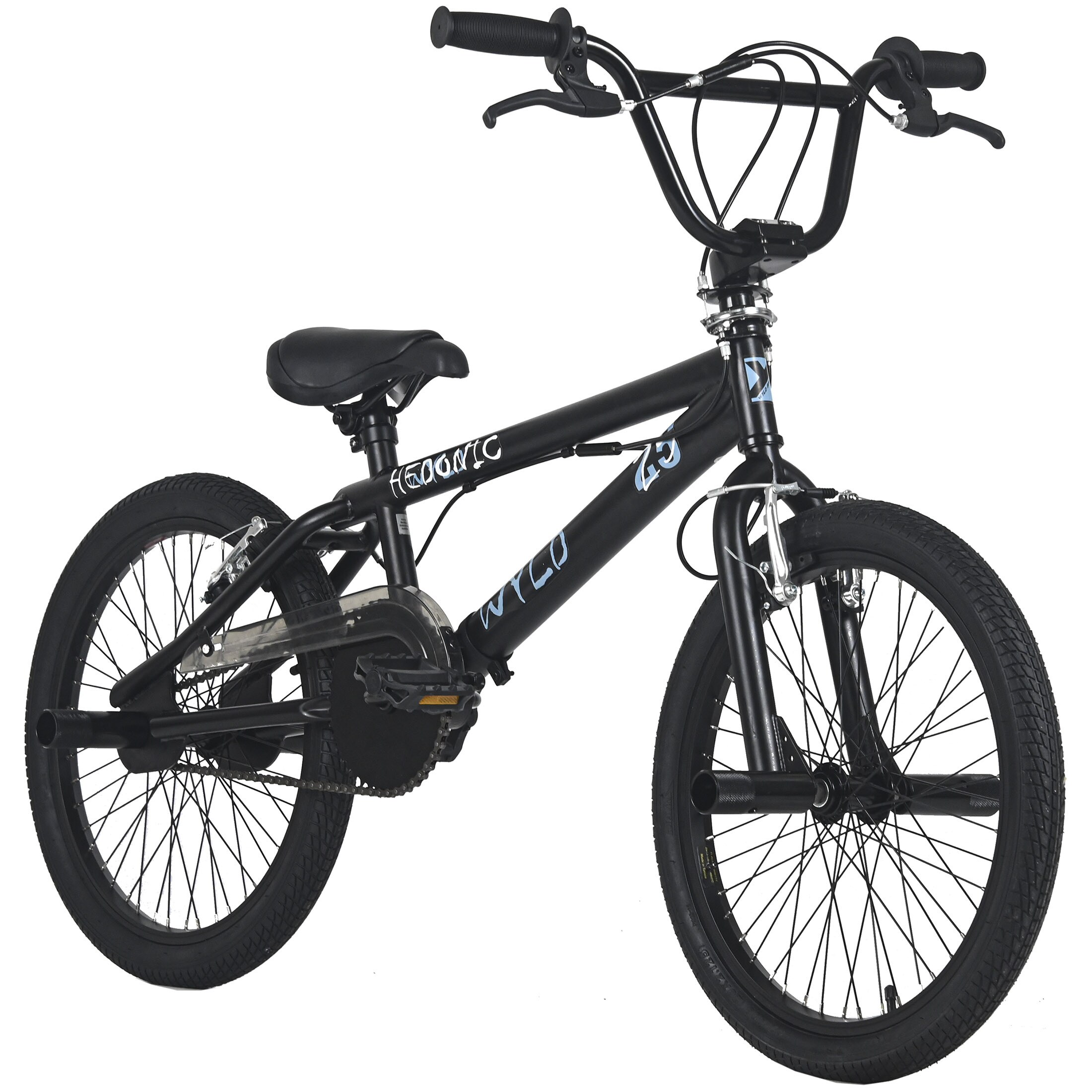 WYLD WYLD BMX Freestyle 20" Hedonic Schwarz 360 Rotor Kinder BMX ab 7 Jahre 