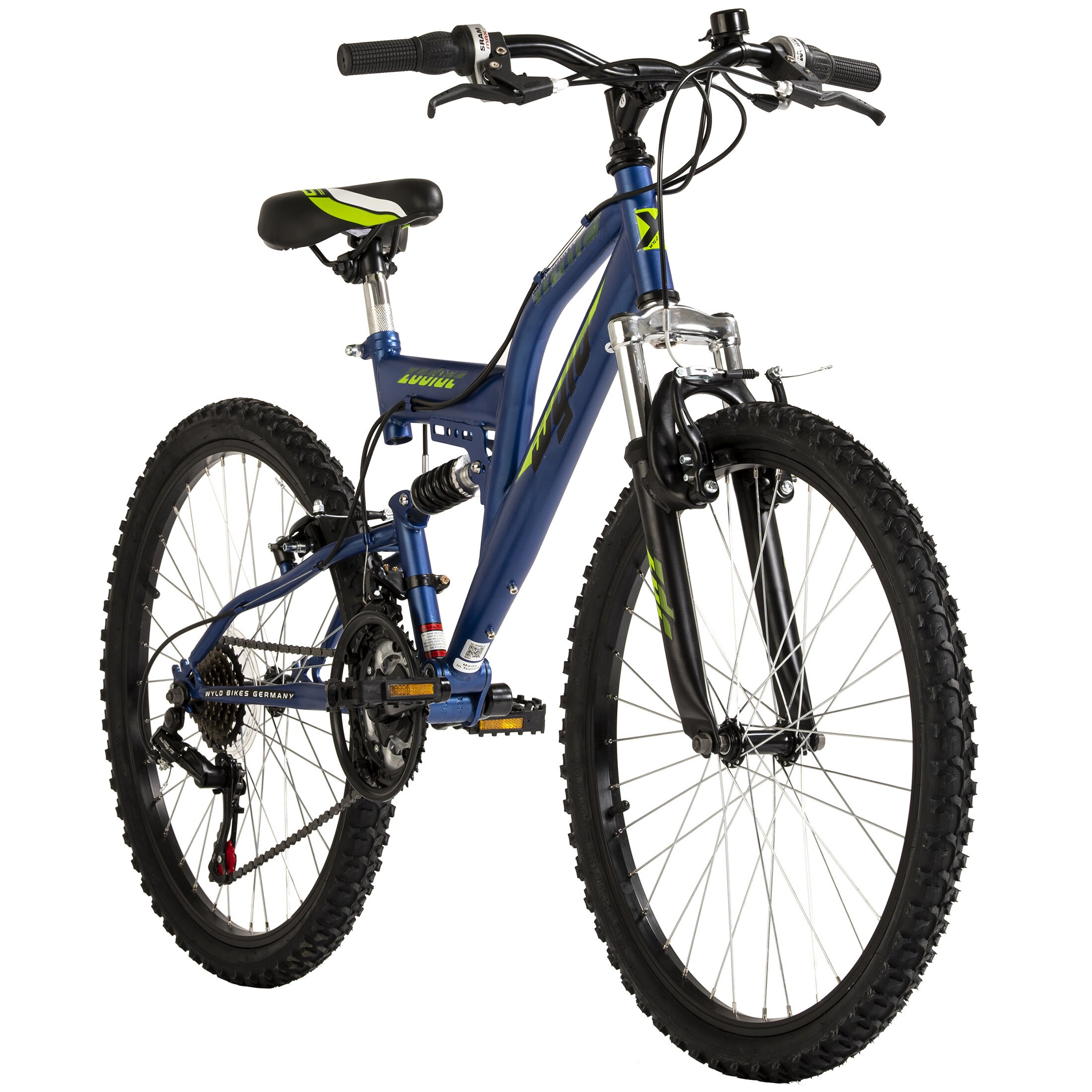 WYLD WYLD Kinder-Mountainbike Fully 24'' Zodiac 18 G&auml;nge RH 38 cm 
