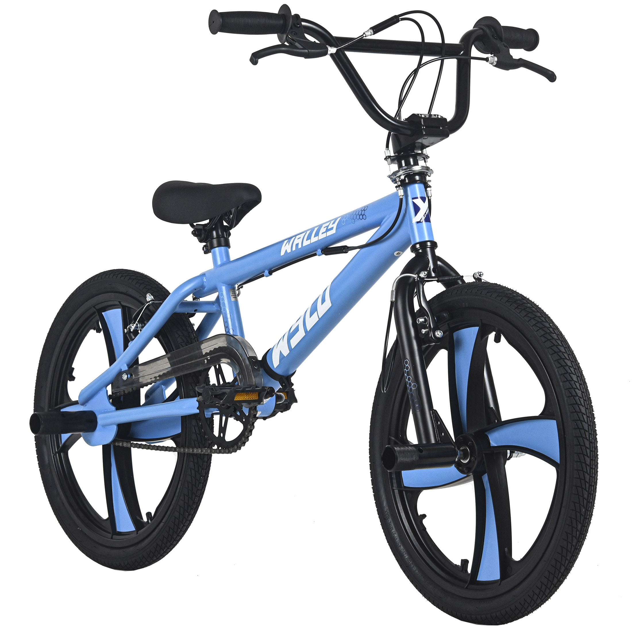 WYLD WYLD BMX Freestyle 20" Walley Blau 360 Rotor Kinder BMX ab 7 Jahre 