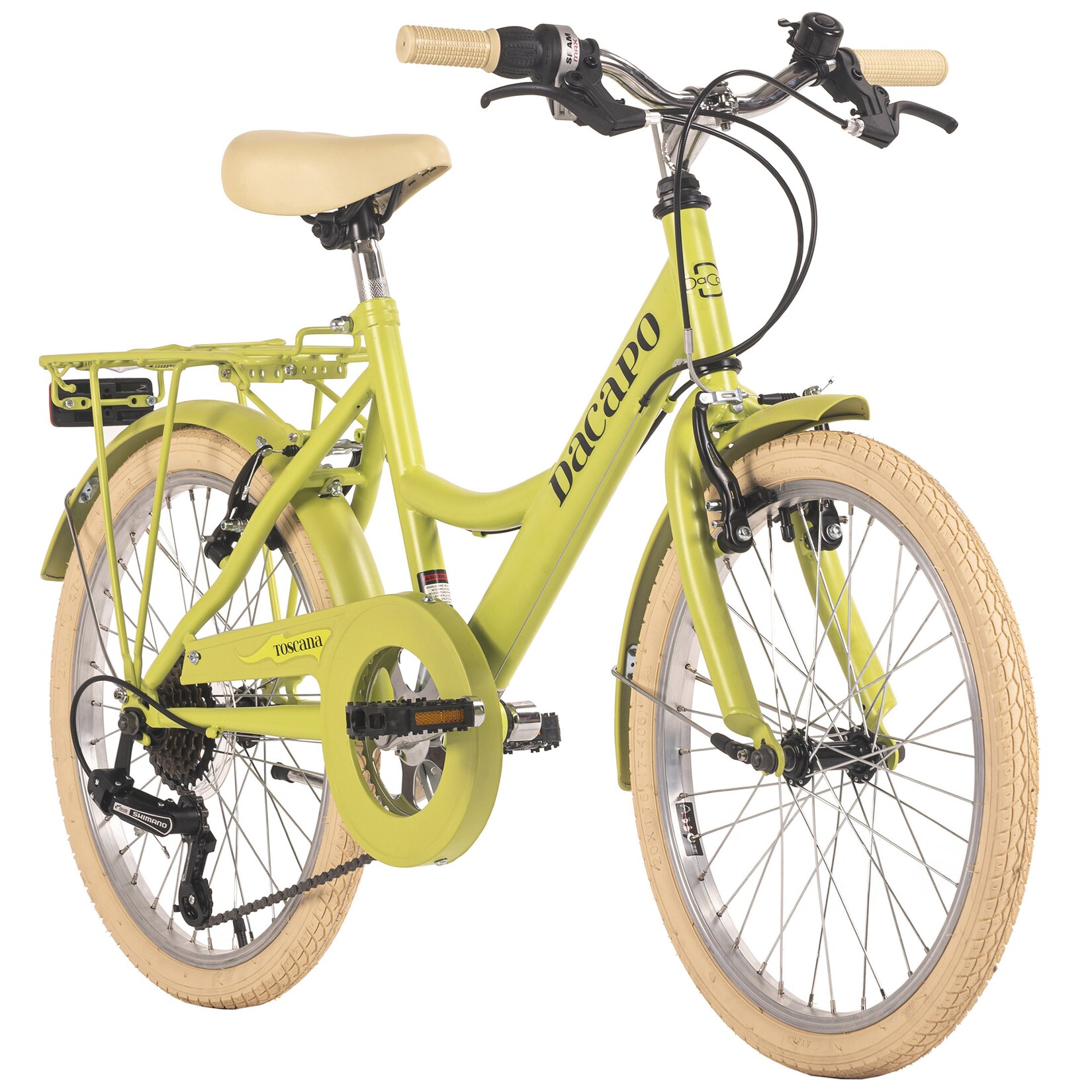 Dacapo DaCapo Kinderfahrrad 20'' Toscana blau änge RH&nbsp;36&nbsp;cm