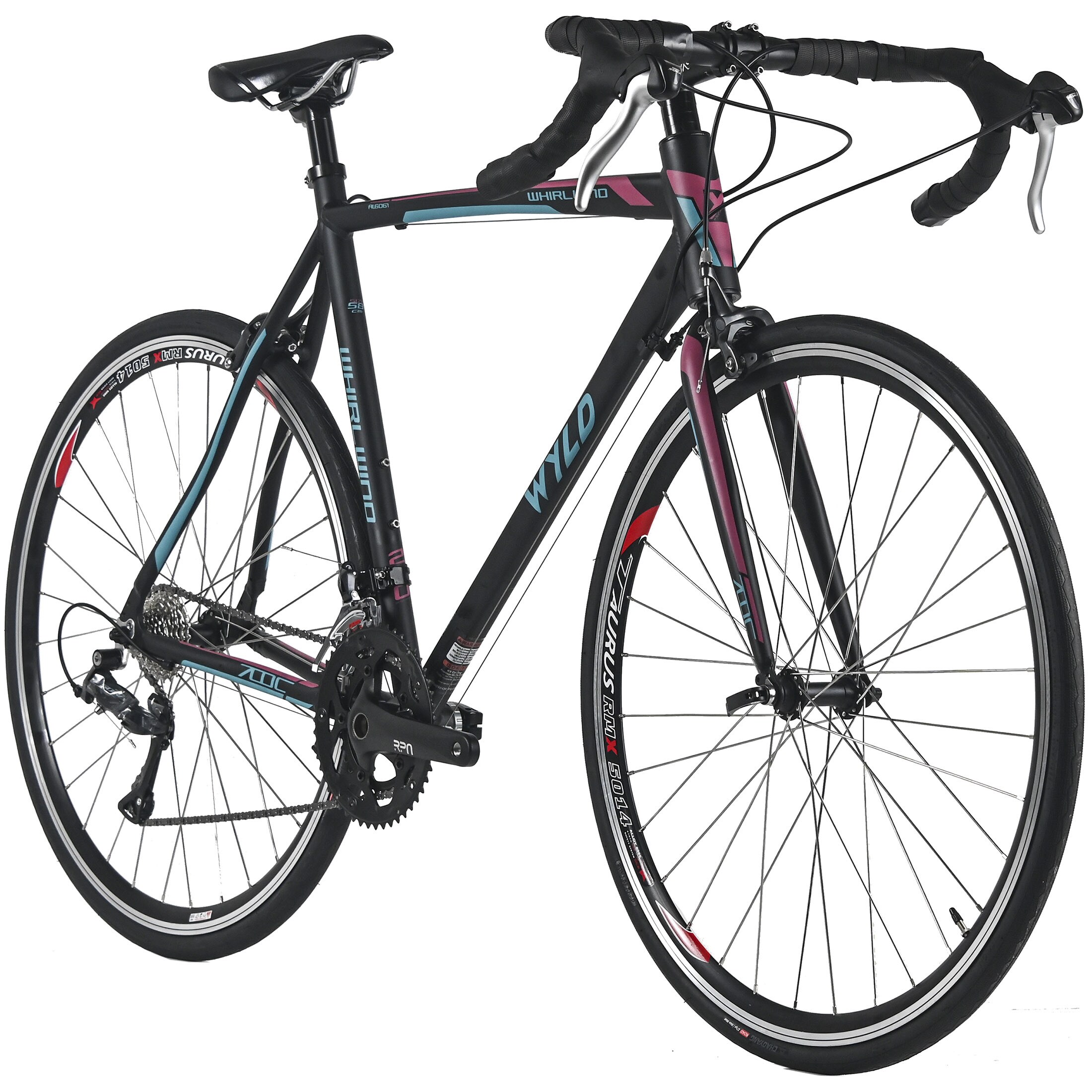 WYLD WYLD Rennrad 28'' Whirlwind 200 Schwarz 18 G&auml;nge 