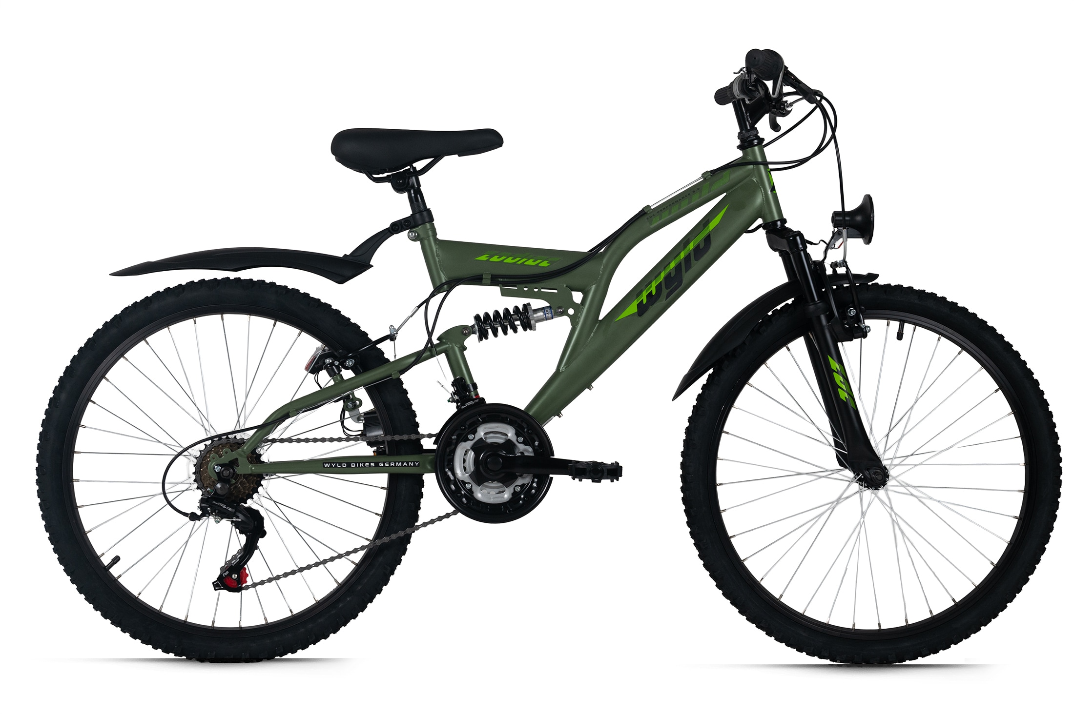 WYLD WYLD Kinder-Mountainbike Fully ATB 24'' Zodiac 18 G&auml;nge RH 38 cm 