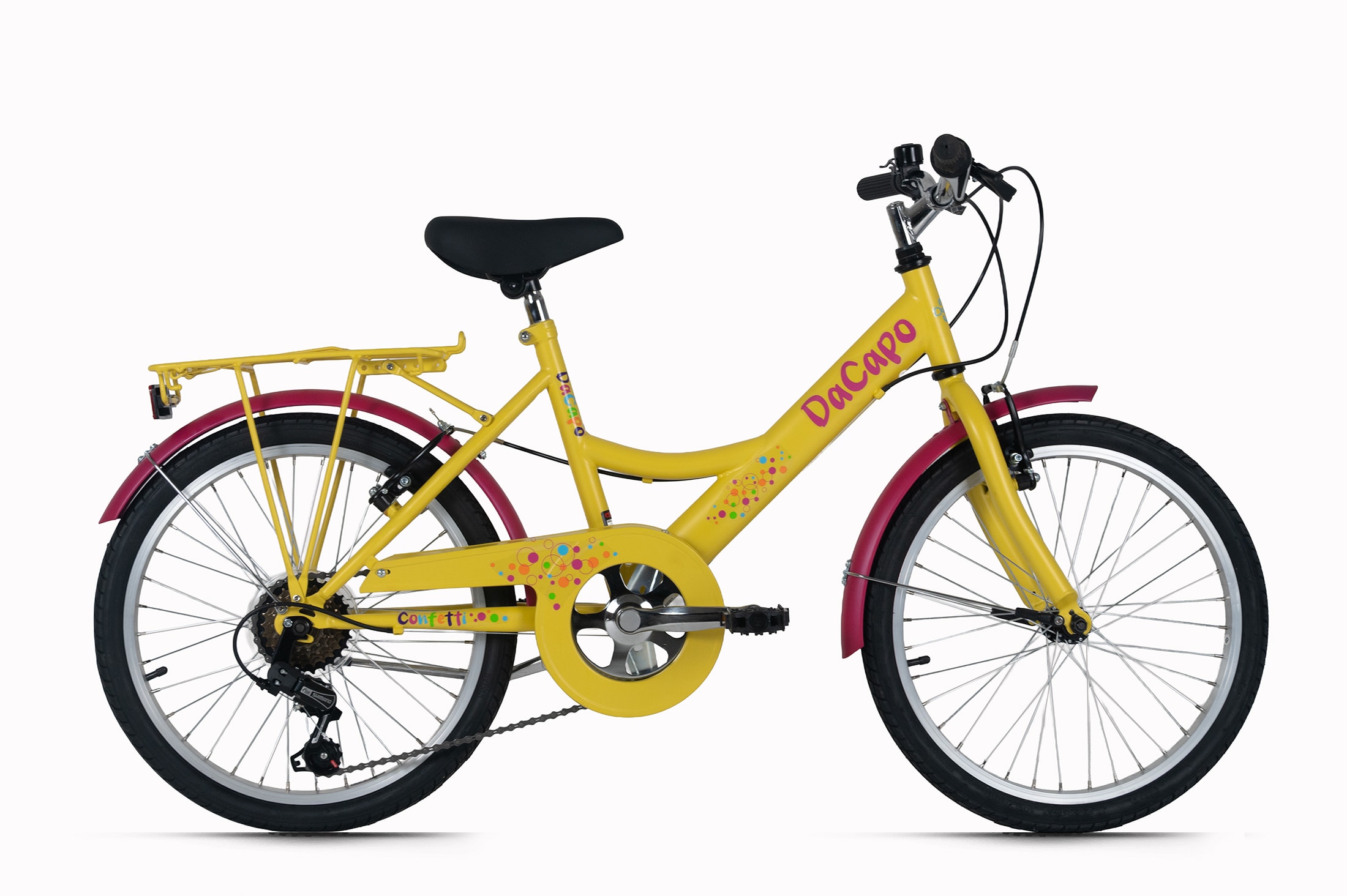Dacapo DaCapo Kinderfahrrad 20'' Confetti Gelb 6&nbsp;G&auml;nge RH&nbsp;36&nbsp;cm 