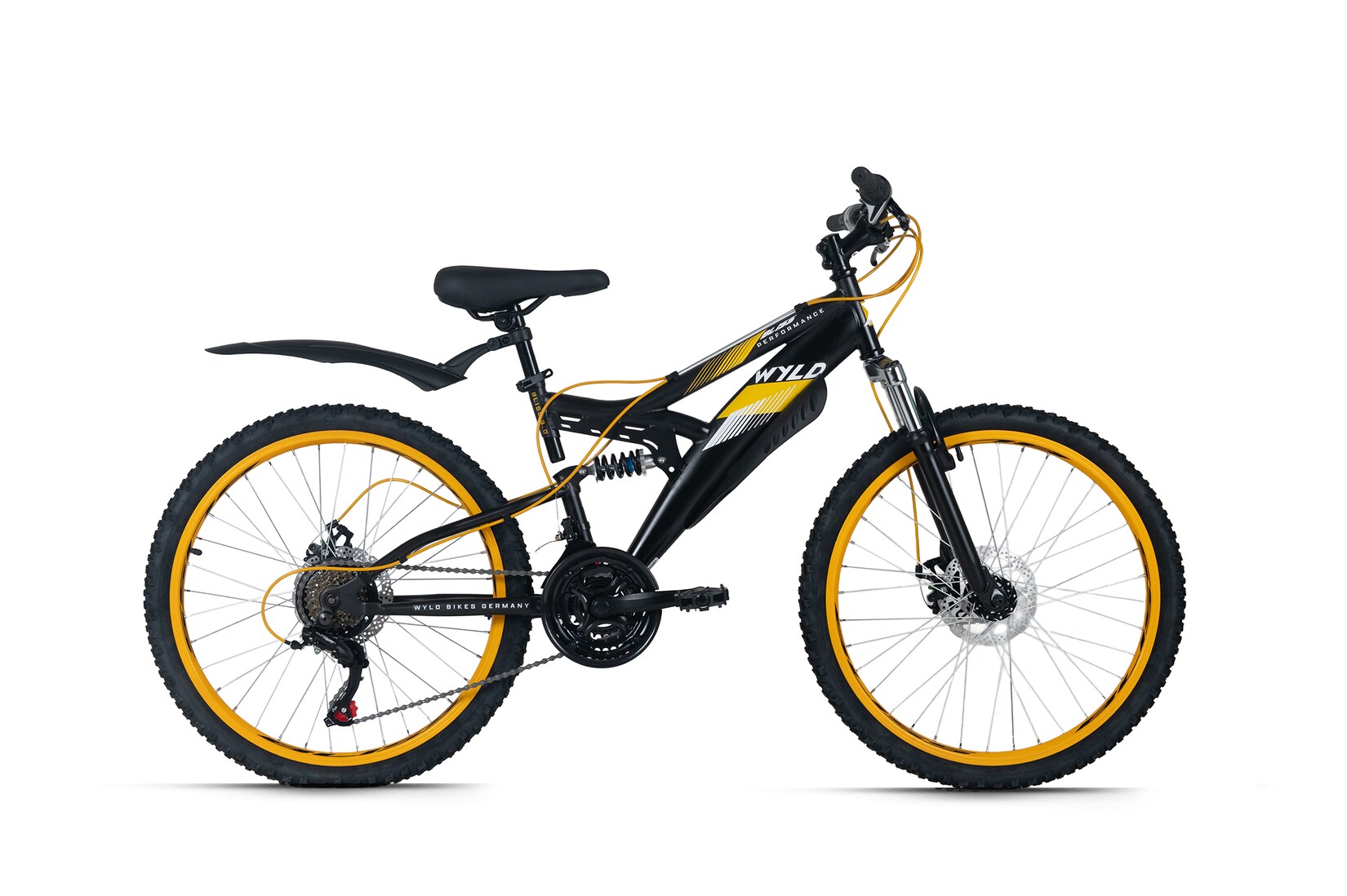 WYLD Mountainbike Fully 24'' Bliss schwarz änge RH&nbsp;38&nbsp;cm