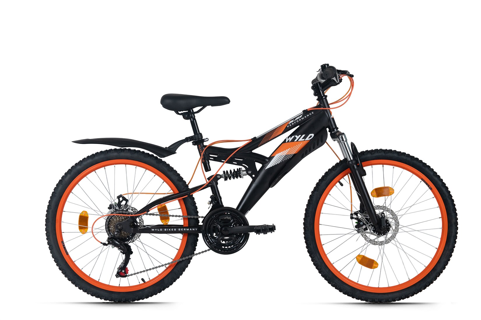WYLD Mountainbike Fully 24'' Bliss schwarz änge RH&nbsp;38&nbsp;cm