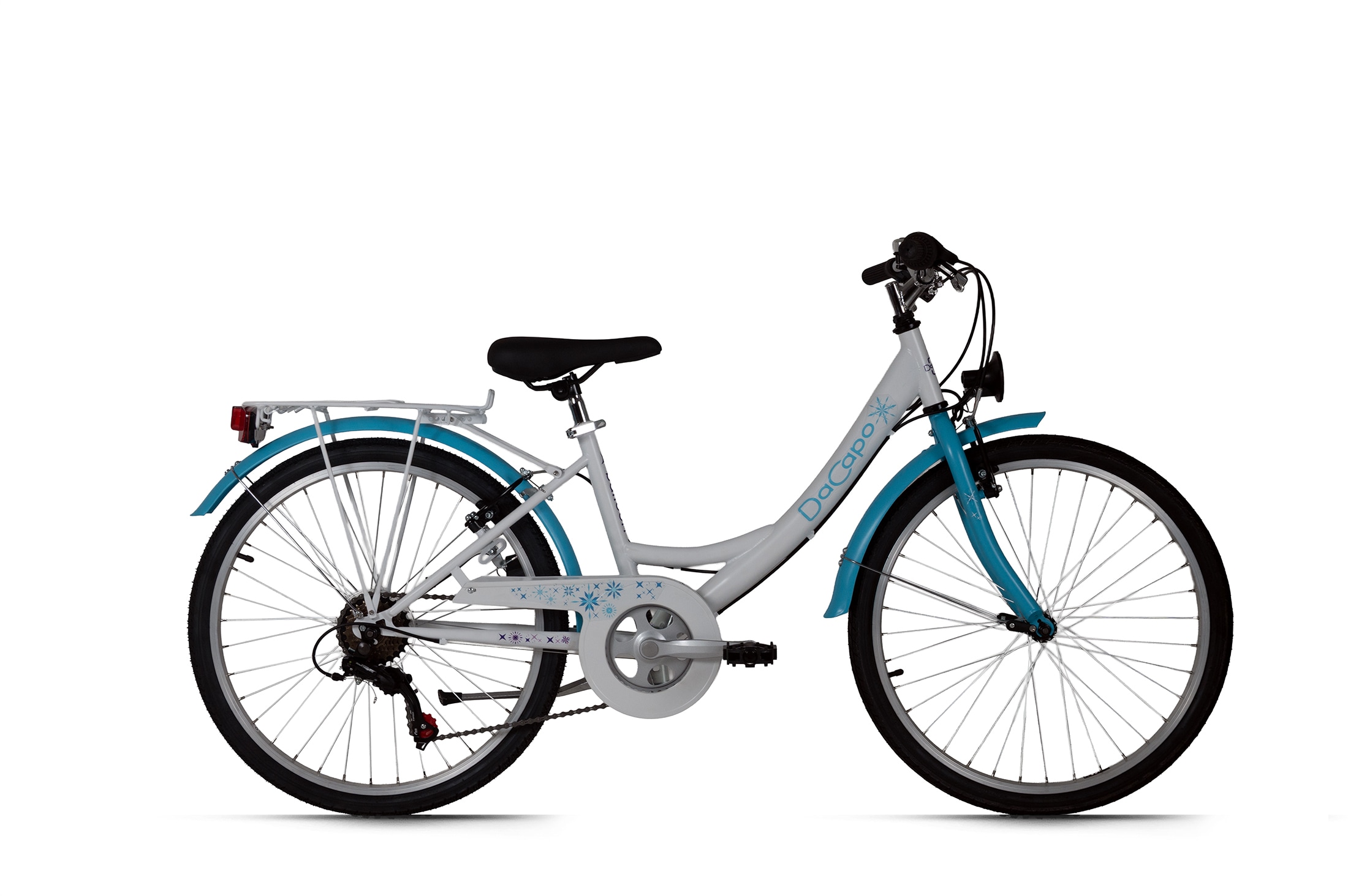Dacapo DaCapo Kinderfahrrad 24'' Balloon Blau 6&nbsp;G&auml;nge RH&nbsp;36 cm 
