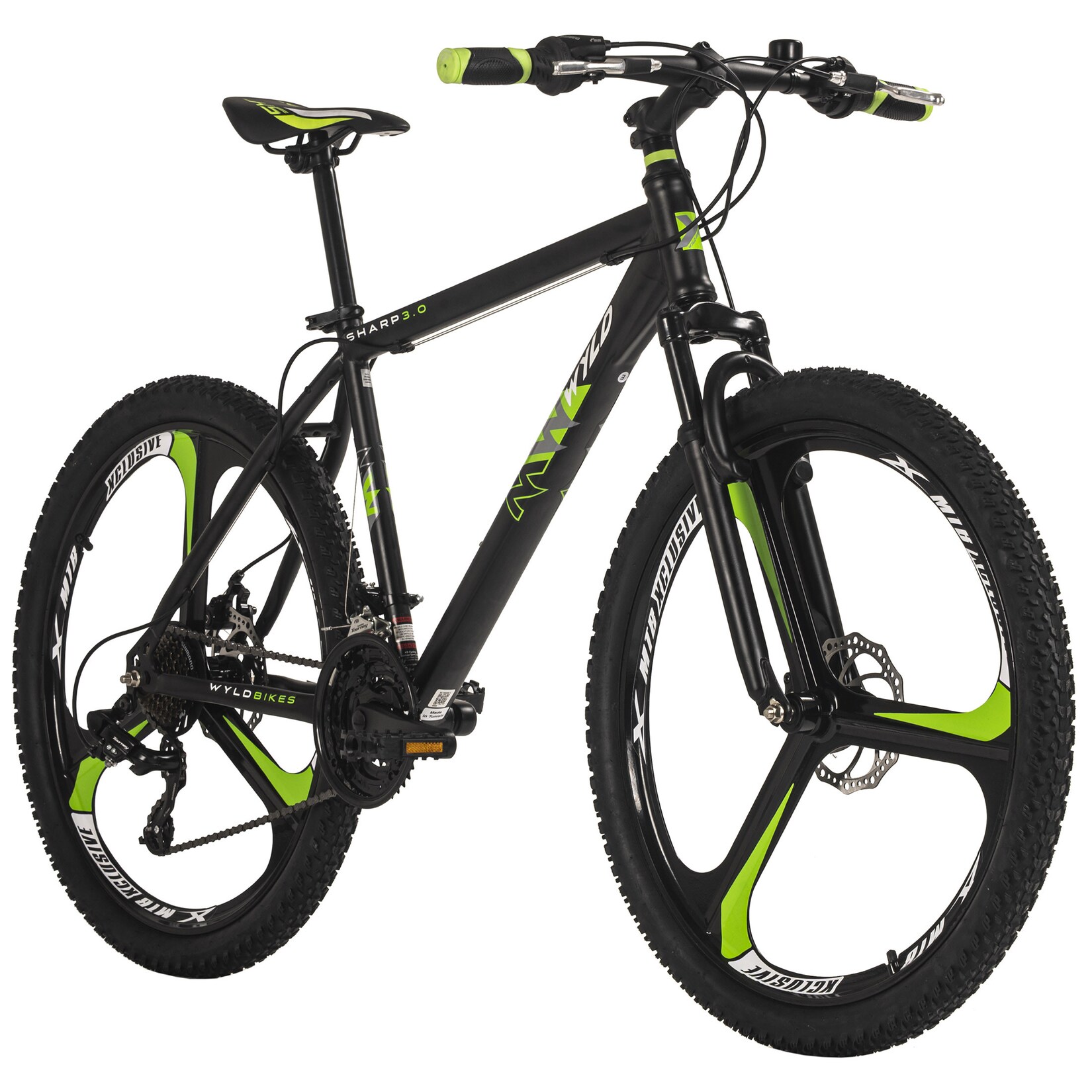 WYLD Mountainbike Hardtail 26'' Sharp Schwarz änge